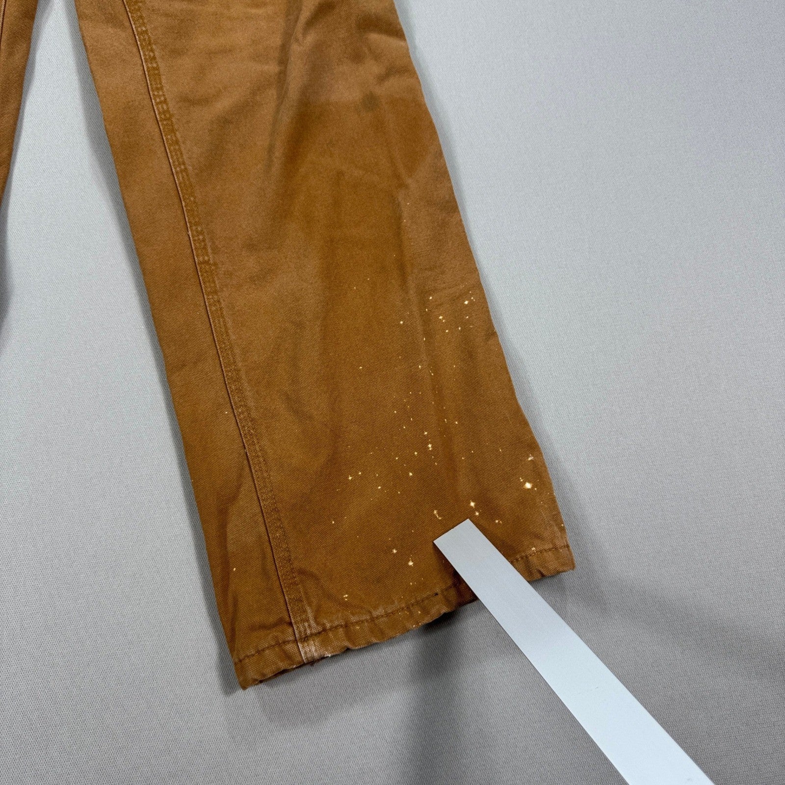 Carhartt Carpenter Pants Flannel Lined Womens Size 16 Brown Duck Canvas