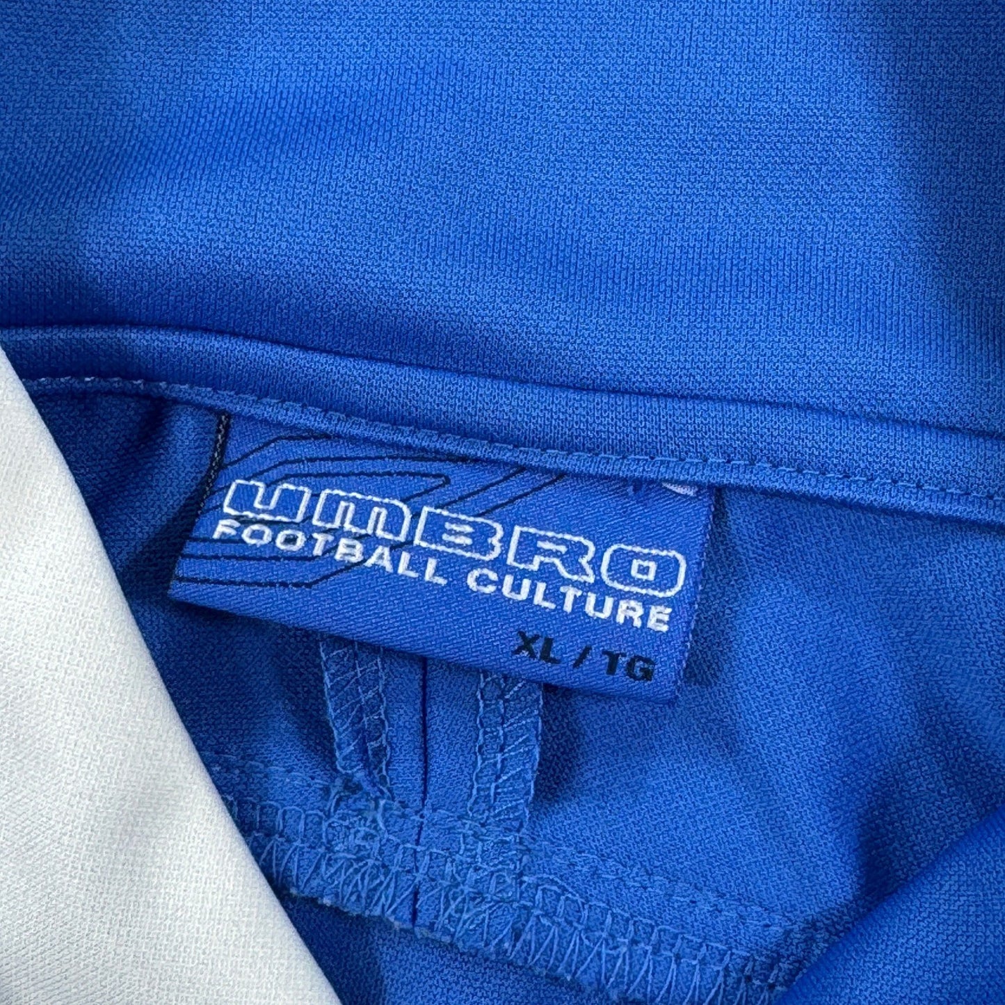 Vintage Umbro Italy National Team Soccer Jersey mens XL Blue Football Shirt