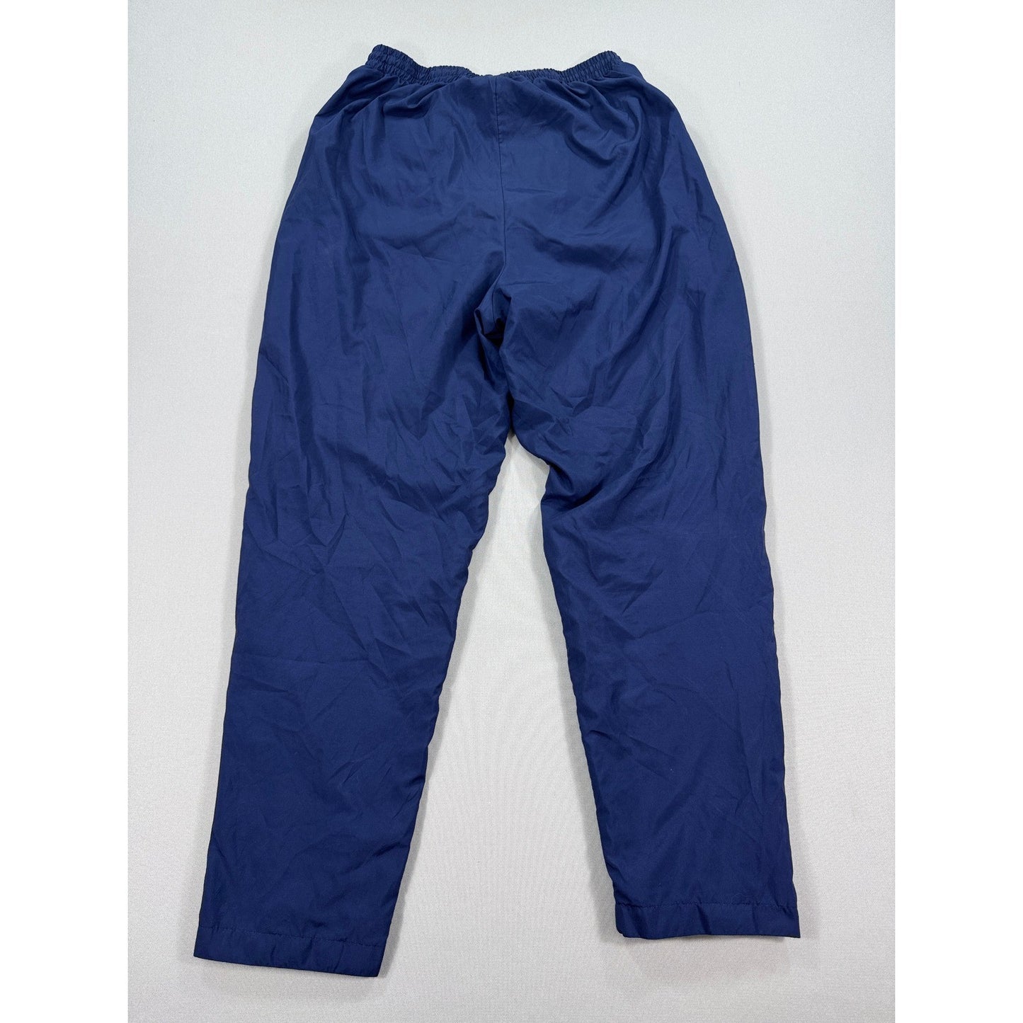 New Balance Track Pants mens XL Navy Blue Nylon Lightweight Ankle Zip Tapered