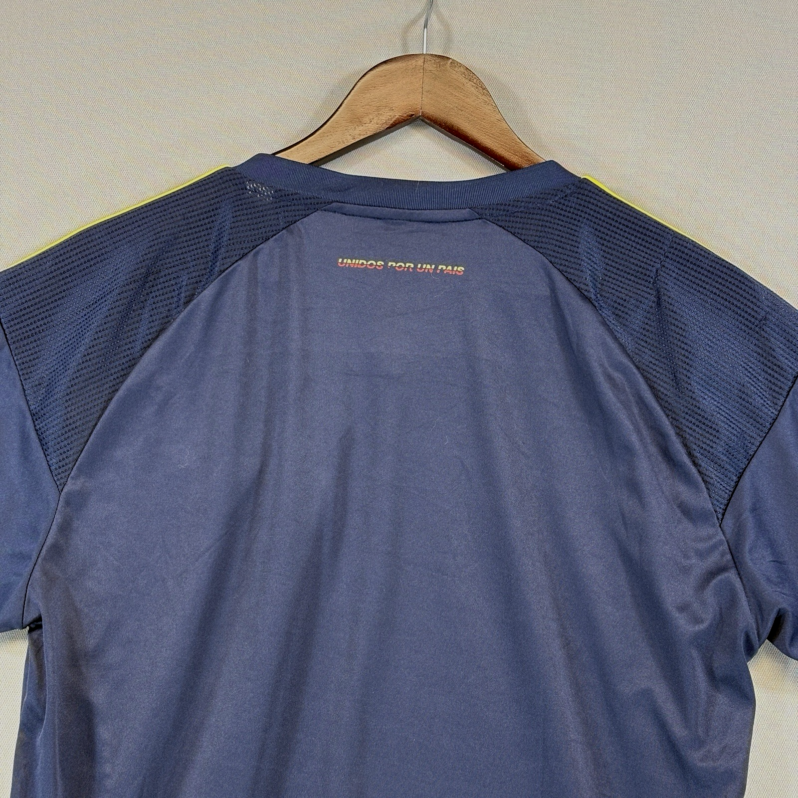 Adidas Climacool Colombia National Team Navy Blue Home Jersey mens Large