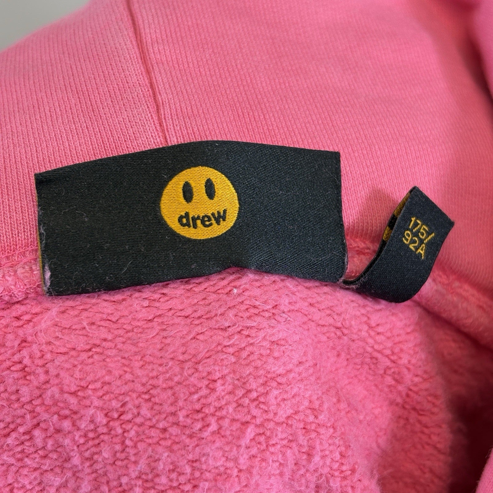 Drew House Justin Bieber Mascot Smile Hoodie mens Medium Pink Sweatshirt