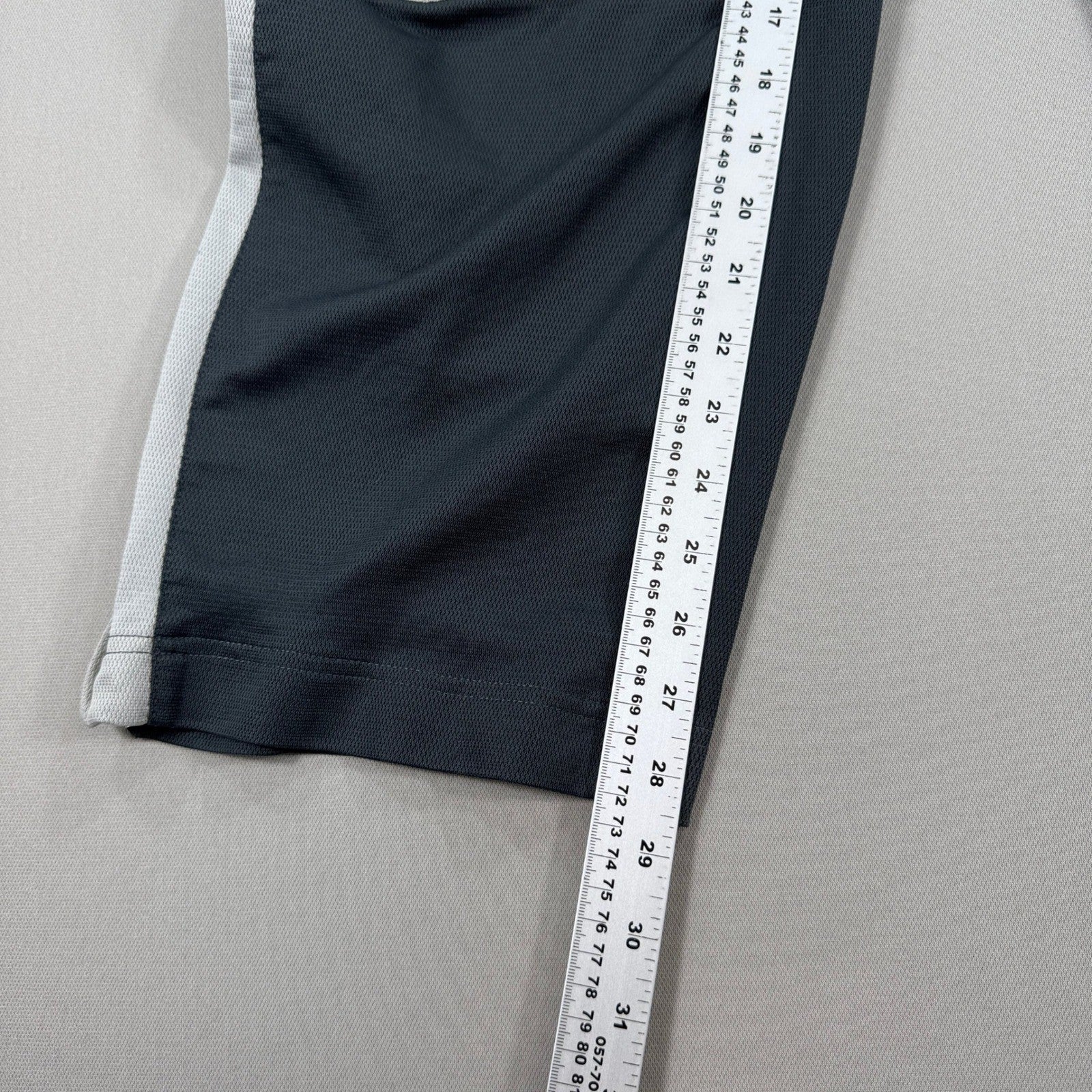 Vintage Nike Gray Track Pants mens XL White Stripe Zipper Hem Jogger Training