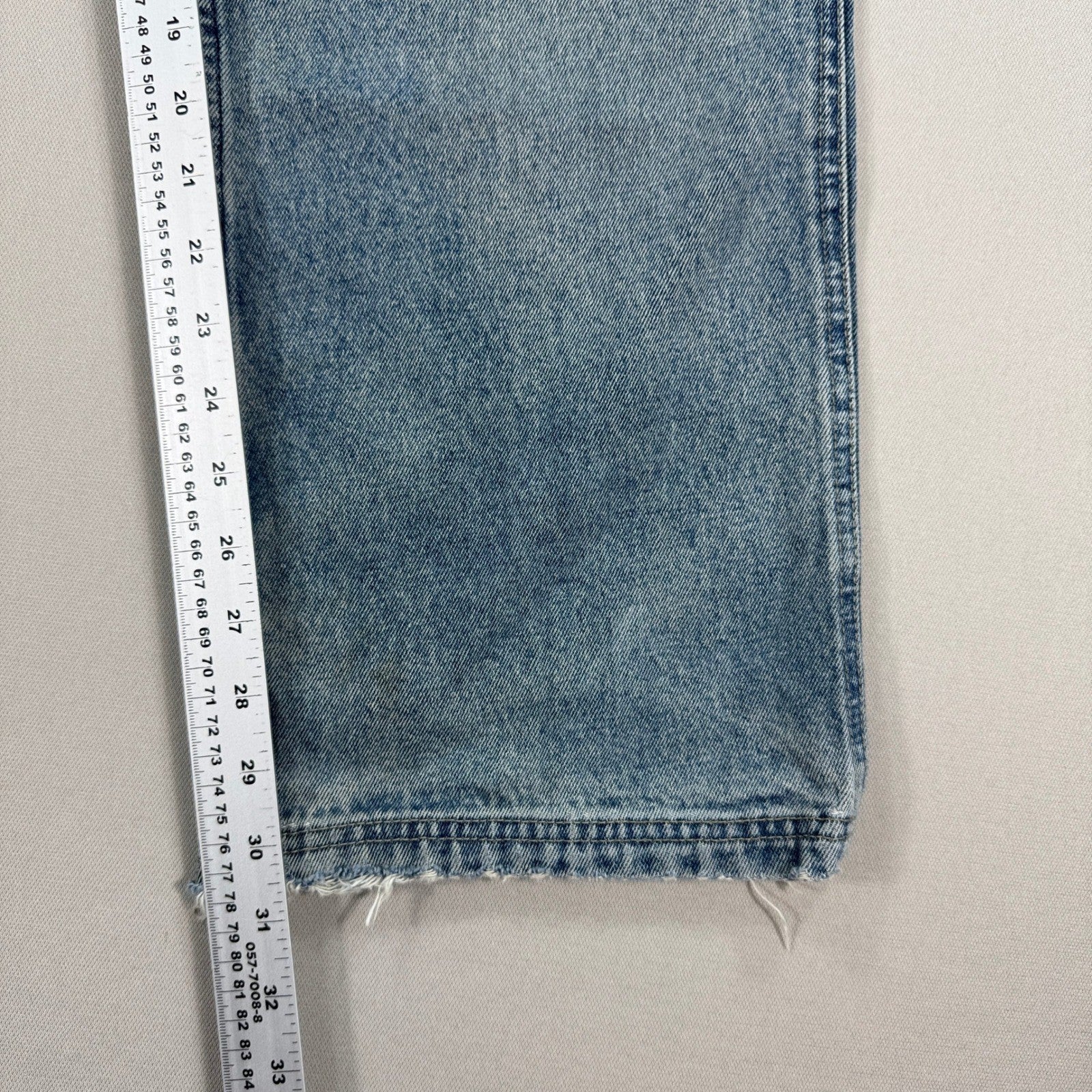 Ecko Unltd. Carpenter Jeans mens Sz 34 Denim Cargo Pockets Baggy Distressed Y2K