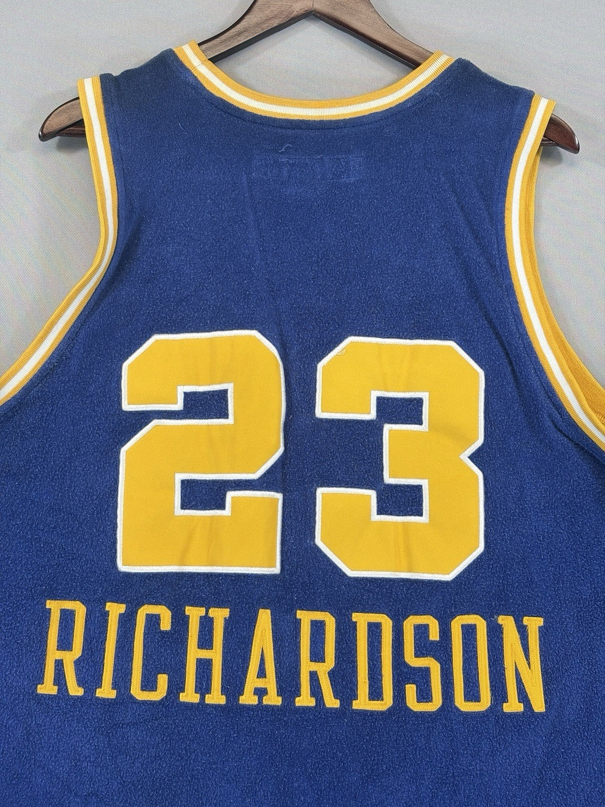 Vintage Reebok Golden State Warriors D'Funkd Richardson #23 Mens Blue Jersey XL