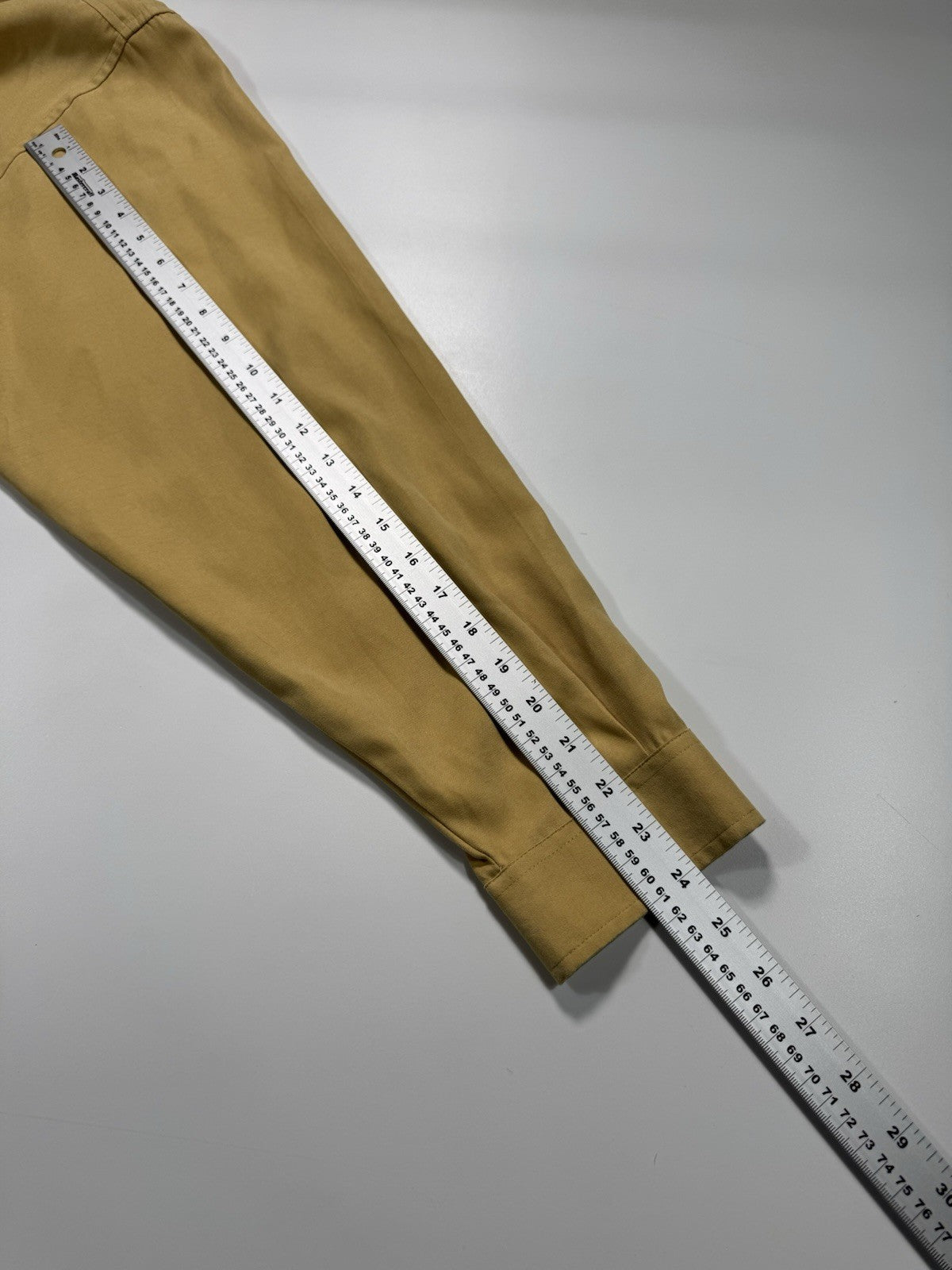 7 Diamonds Shirt Mens Large Brown Tan Button Up Country Velvet Feel Long Sleeve