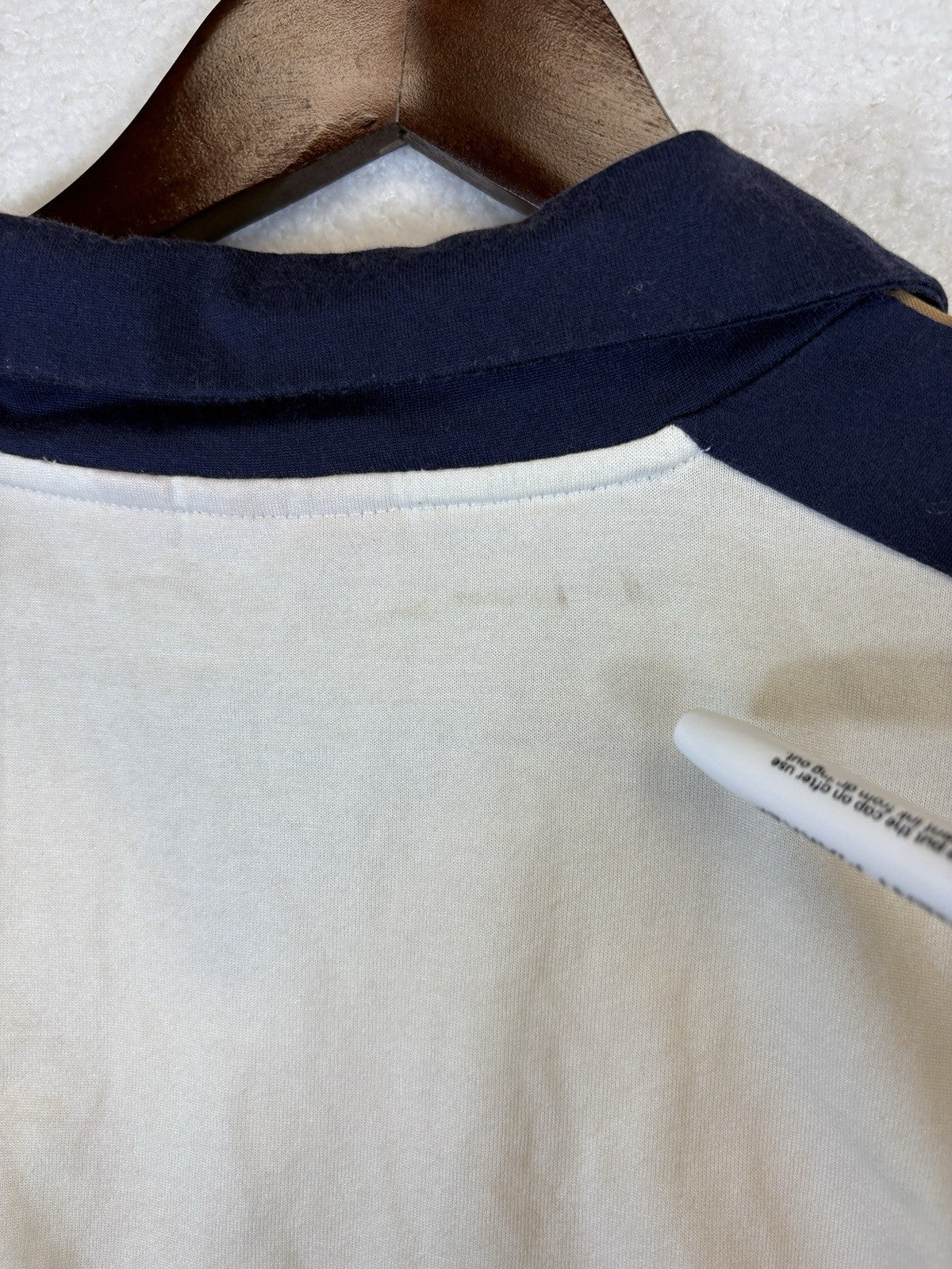 Puma Italia White Polo Shirt Mens Large Gold Lettering