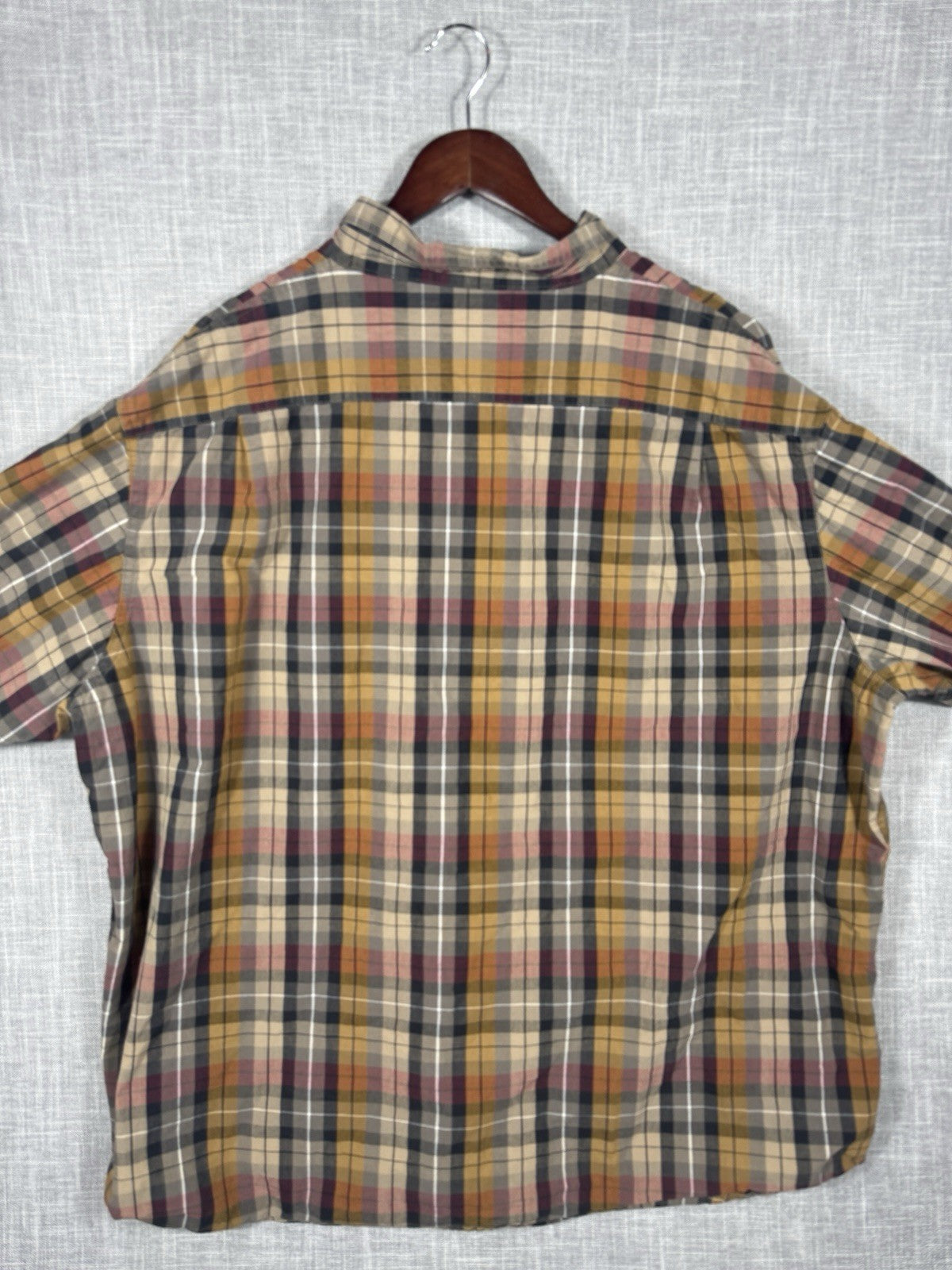 CE Schmidt Workwear Button Down Flannel Plaid Shirt Mens Size 3XL