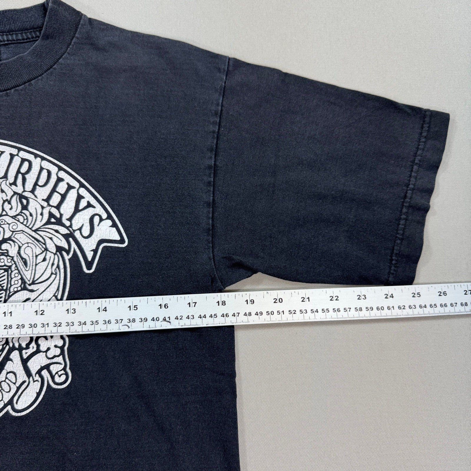 Dropkick Murphys Signed & Sealed in Blood T-Shirt mens XL Black Faded Thrashed