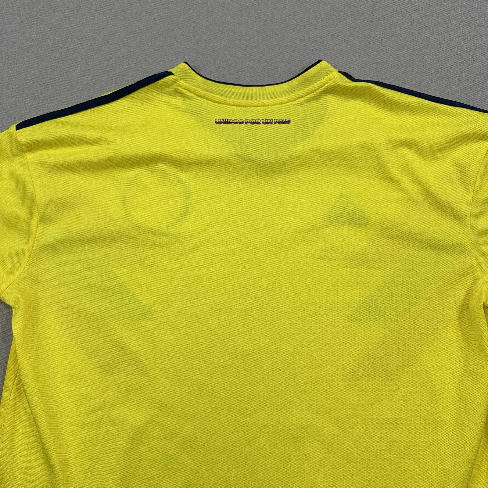 Adidas Climalite Colombia Home Football Jersey mens Medium Yellow Soccer