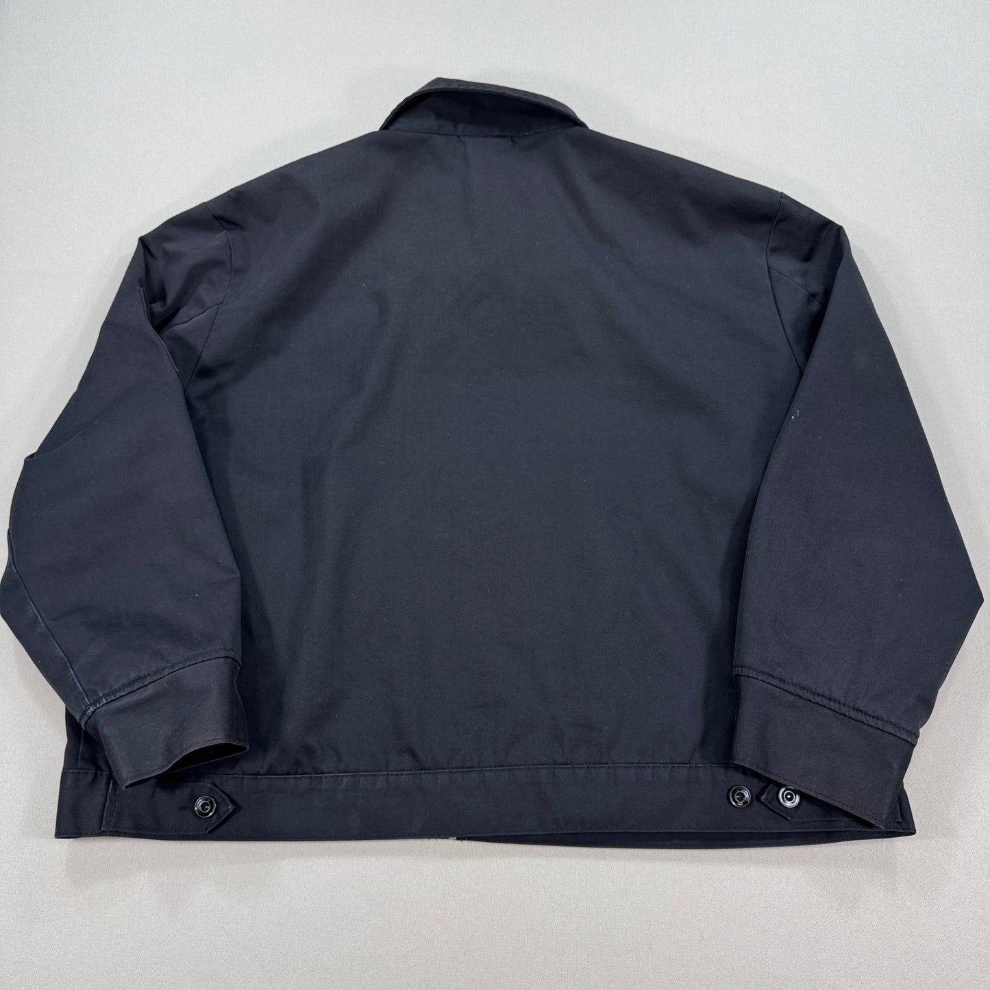 Dickies Eisenhower Work Jacket Mens 4XL Black Quilt Lined Coat Full Zip Up