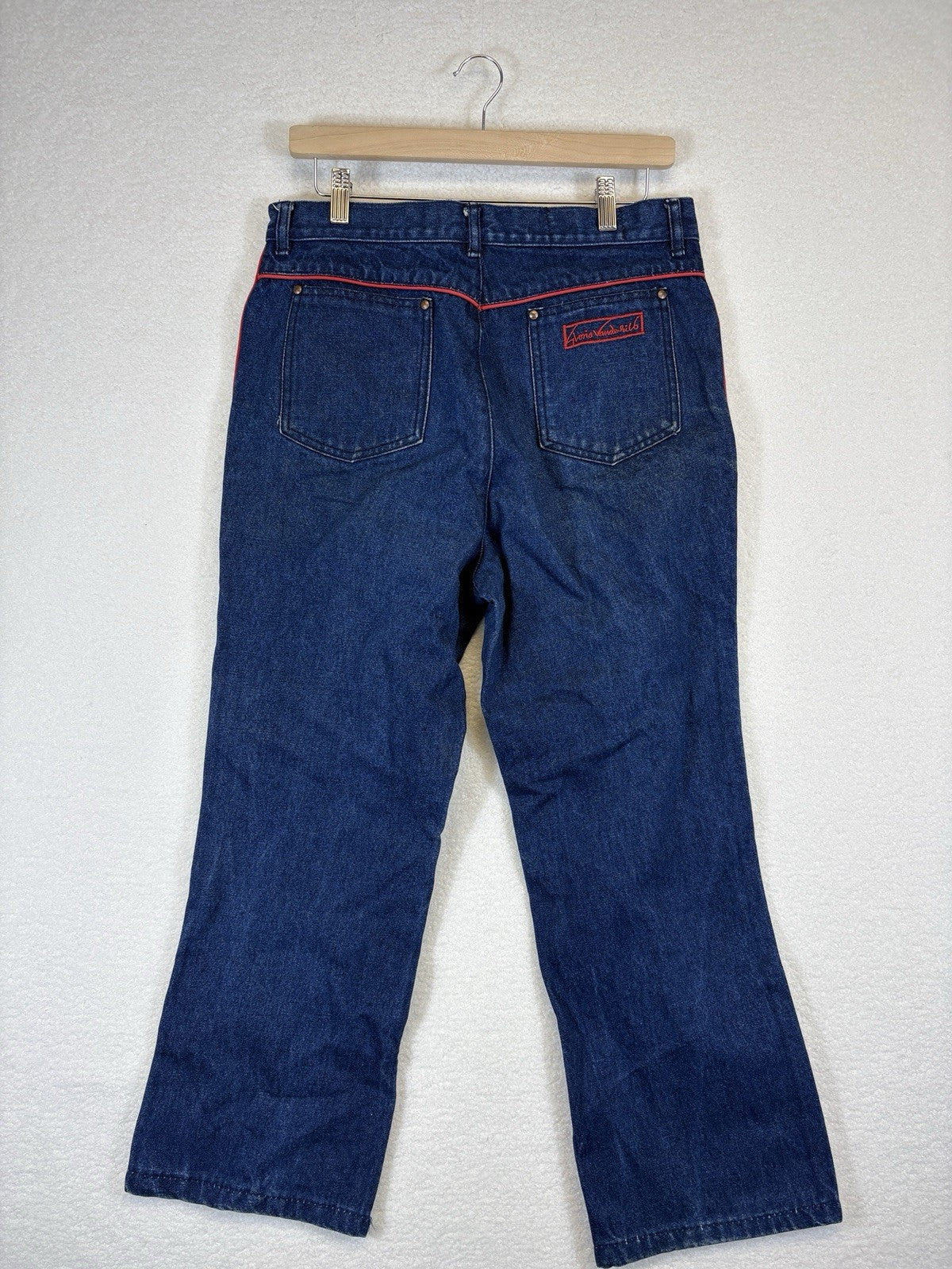 Gloria Vanderbilt Murjani High Rise Tapered Legs Indigo Jeans Womens Size 16