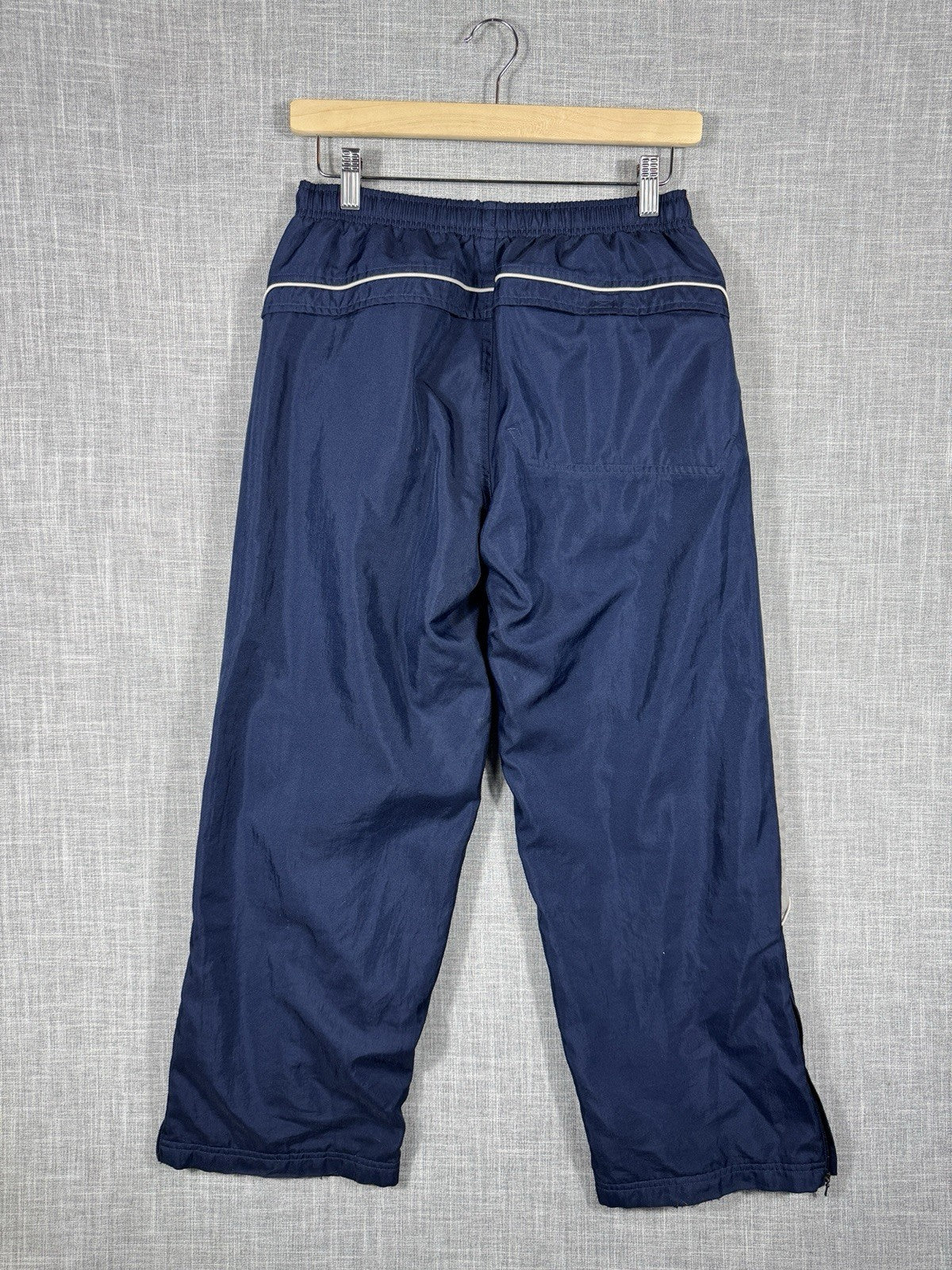 Vintage Nike Track Pants Blue Baggy Y2K Size Large 14-16 youth