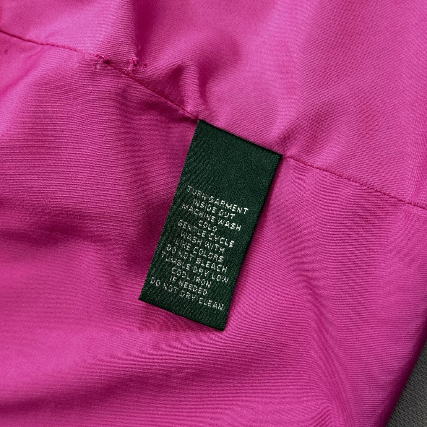 Lauren Ralph Lauren Womens 2XL Hot Pink Zip Up Vest Sleeveless Activerwear