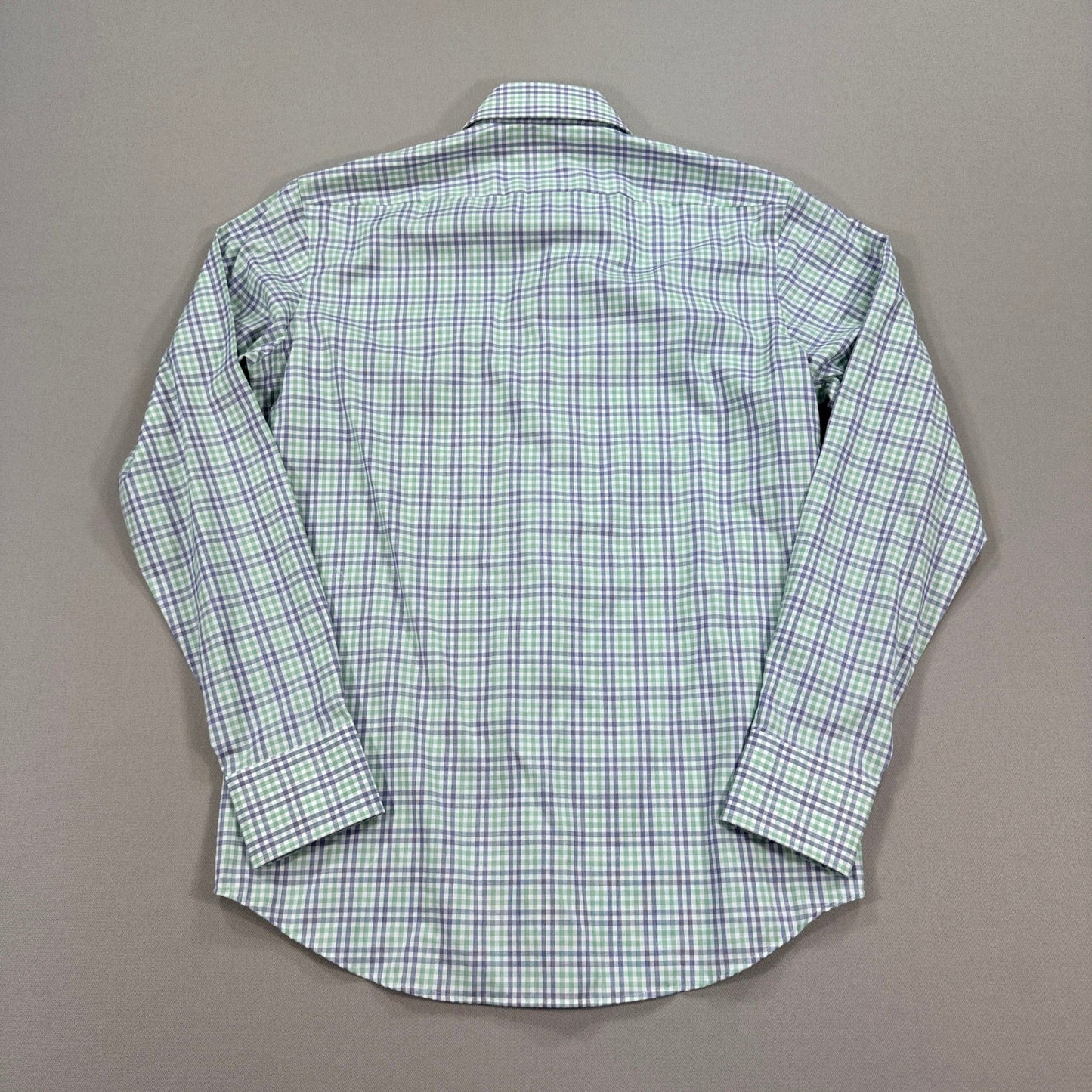 NWT Boss Hugo Boss Plaid Dress Shirt Button Down mens Small Green Regular Fit