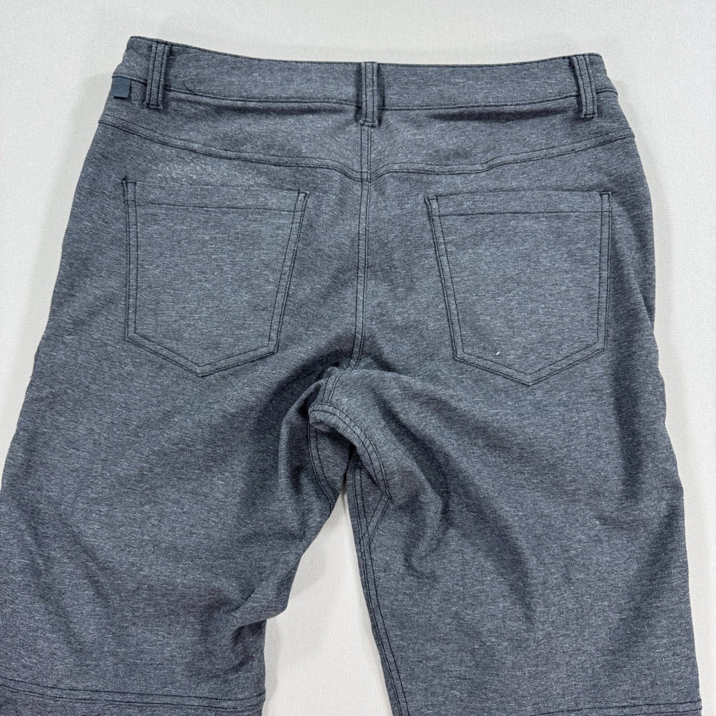 Lululemon Pants Mens 32 Gray Heather ABC Classic Fit Canvas LM5A91S