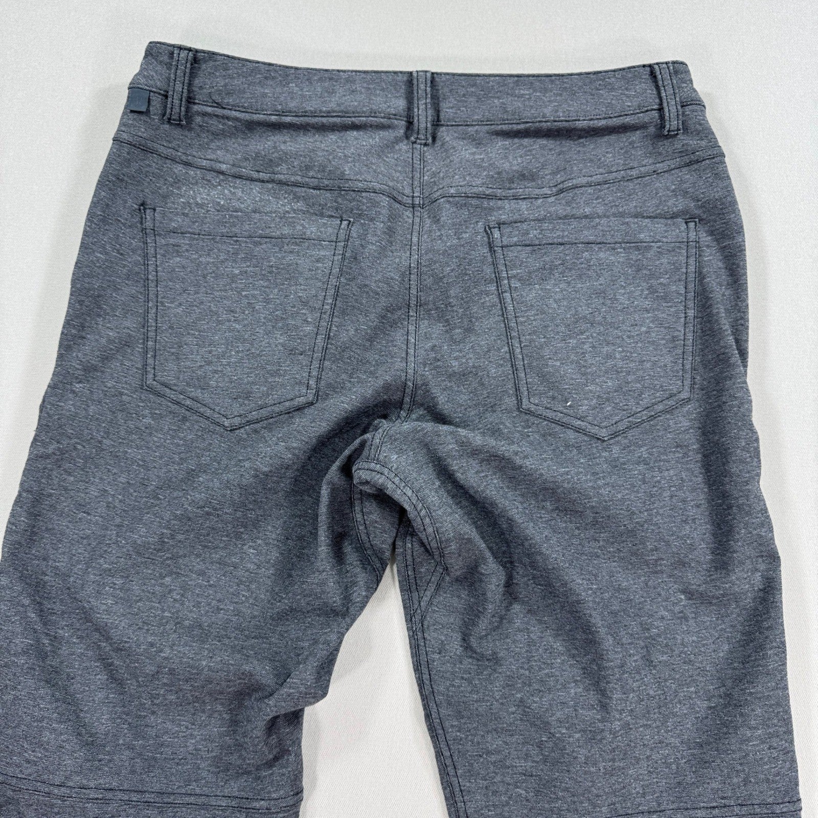 Lululemon Pants Mens 32 Gray Heather ABC Classic Fit Canvas LM5A91S