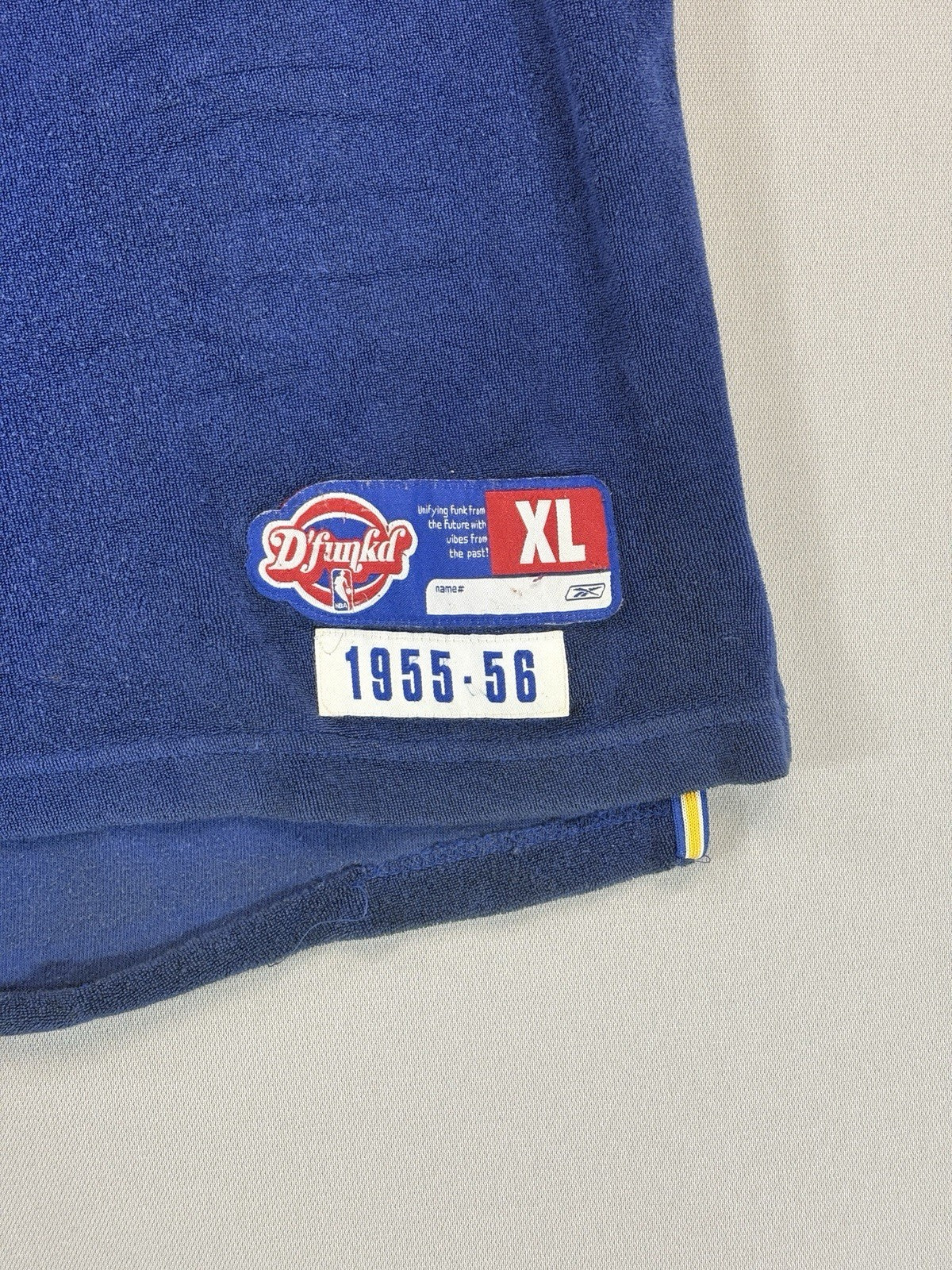 Vintage Reebok Golden State Warriors D'Funkd Richardson #23 Mens Blue Jersey XL