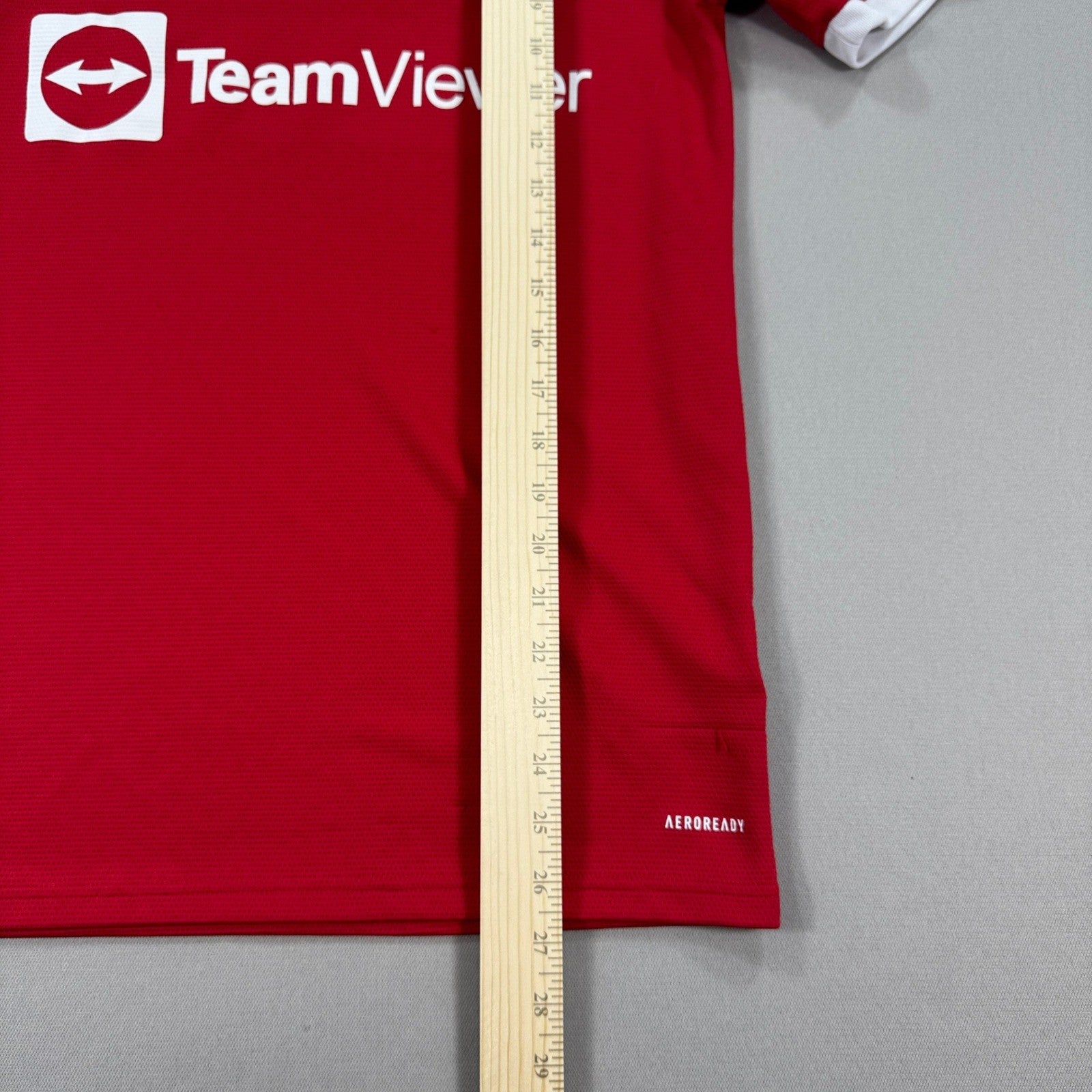 Adidas Manchester United Home Jersey Primegreen Mens Small Red Shirt