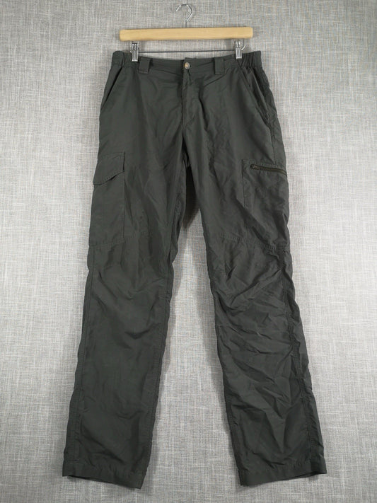 Columbia Sportswear Cargo Pants Performance Flex Gray Straight Mens 32x34