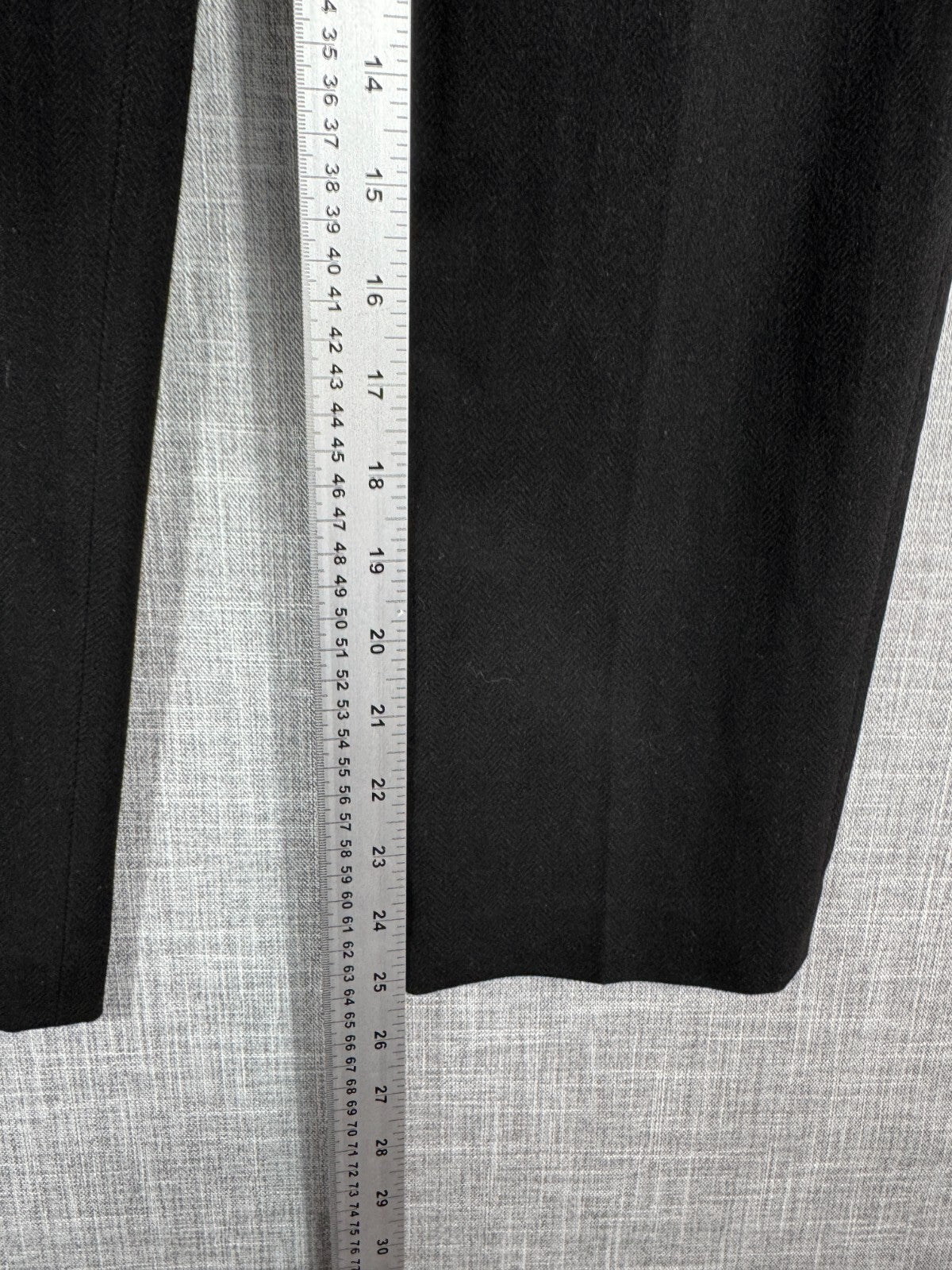 Uniqlo Womens Suit Trousers Large Black Polyester - Rayon Spandex Dress Pants