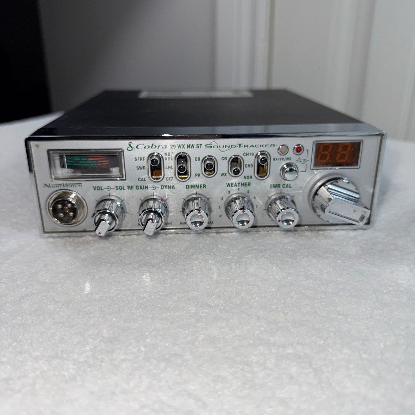 Cobra 29 WX NW ST SoundTracker CB Radio Weather Band Microphone Power Cord