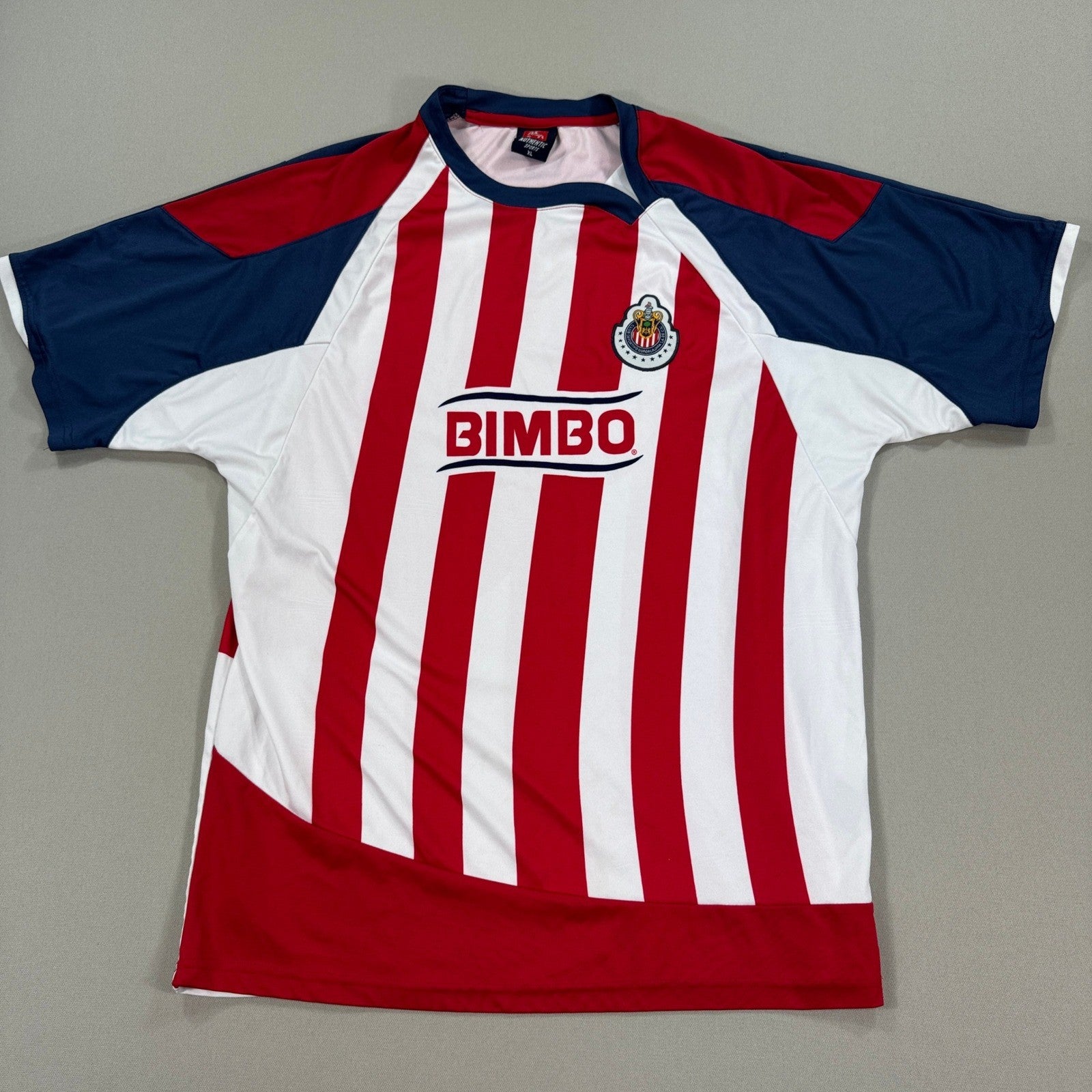 Chivas De Guadalajara 2007-2008 Bimbo Jersey Authentic Sports mens XL