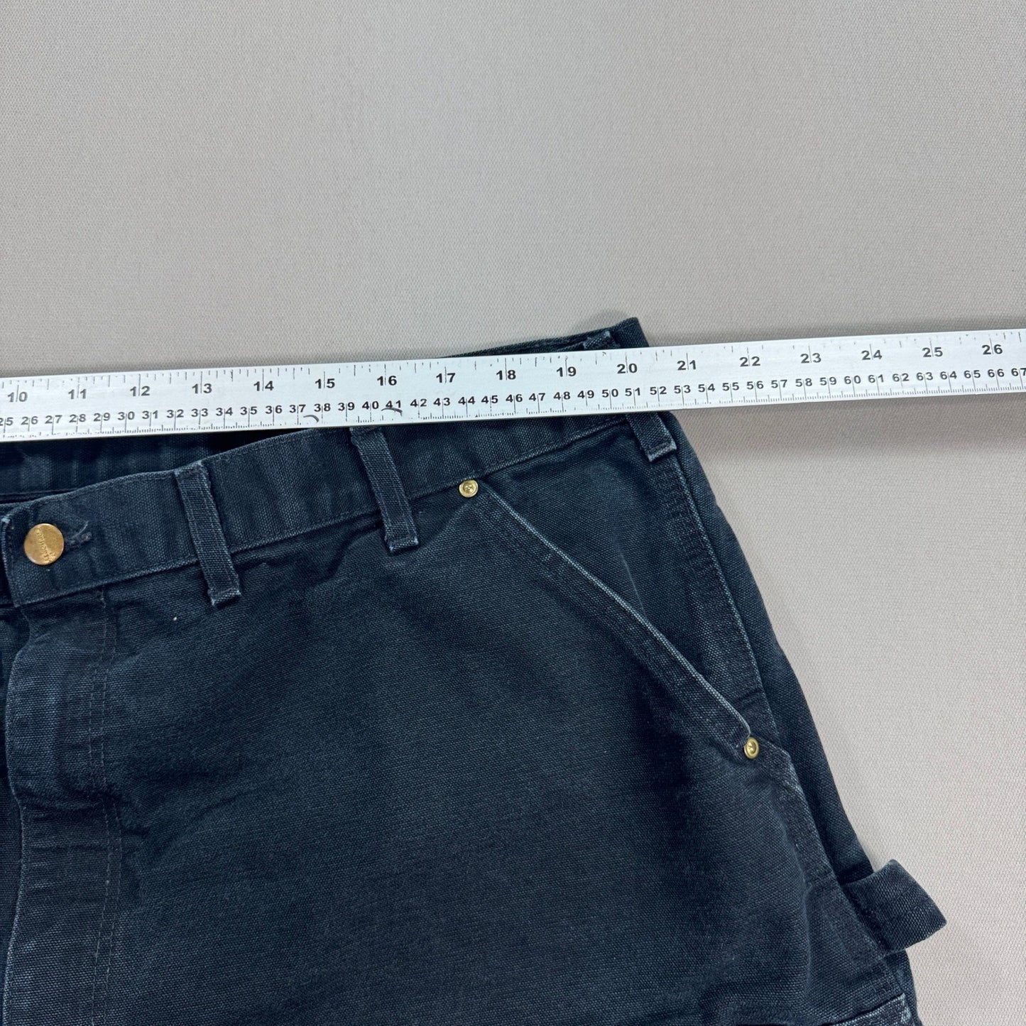 Carhartt Helmets to Hardhats Shorts Mens Size 40 Black Double Knee Made In USA