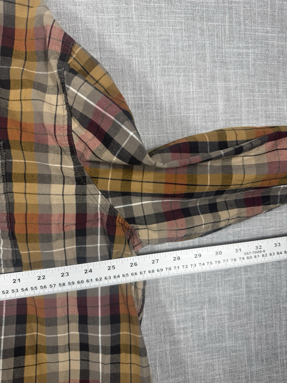 CE Schmidt Workwear Button Down Flannel Plaid Shirt Mens Size 3XL