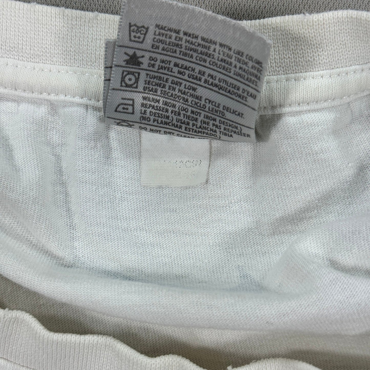 Vintage Nike Essentials T-Shirt mens 2XL White Spell Out Center Swoosh Canada