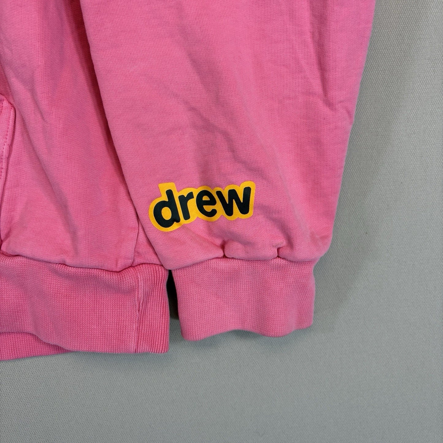Drew House Justin Bieber Mascot Smile Hoodie mens Medium Pink Sweatshirt