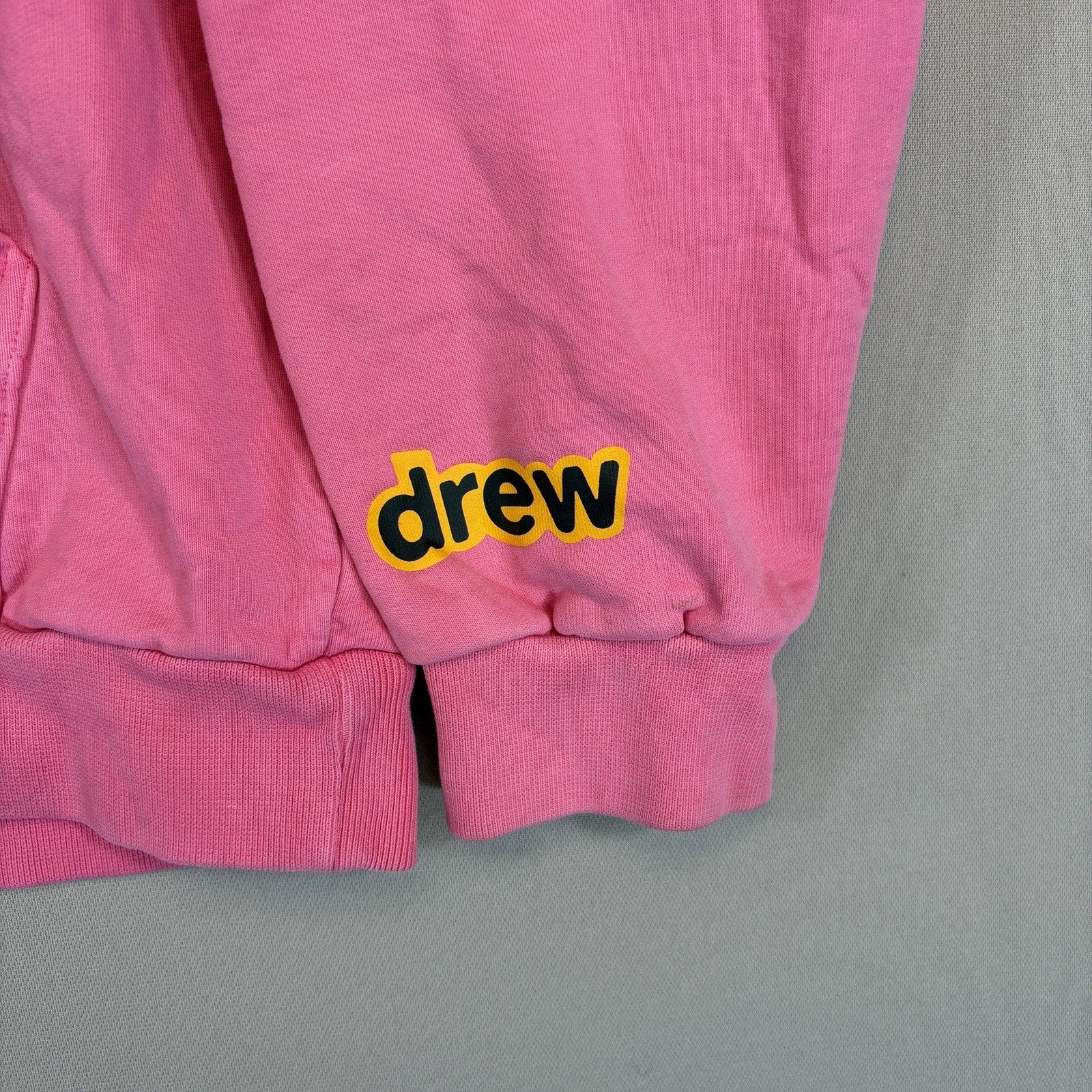 Drew House Justin Bieber Mascot Smile Hoodie mens Medium Pink Sweatshirt