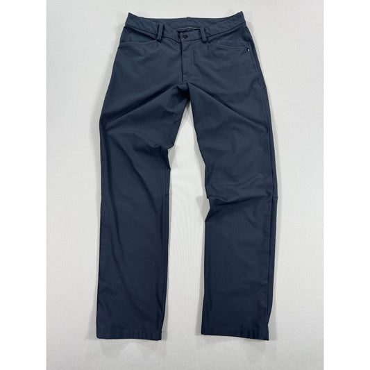 Lululemon Commission Dress Pants Men's 30x30 Black Slim Fit Stretch Warpstreme