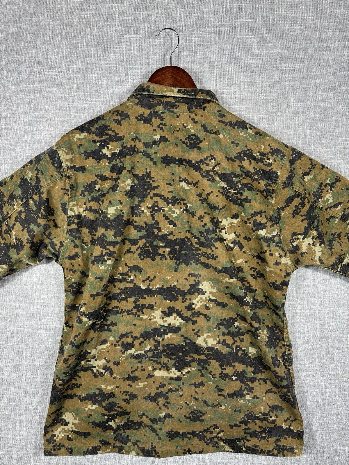 Vintage Canadian Military Digital Camo Combat Jacket Button Up Men’s Unknown Siz