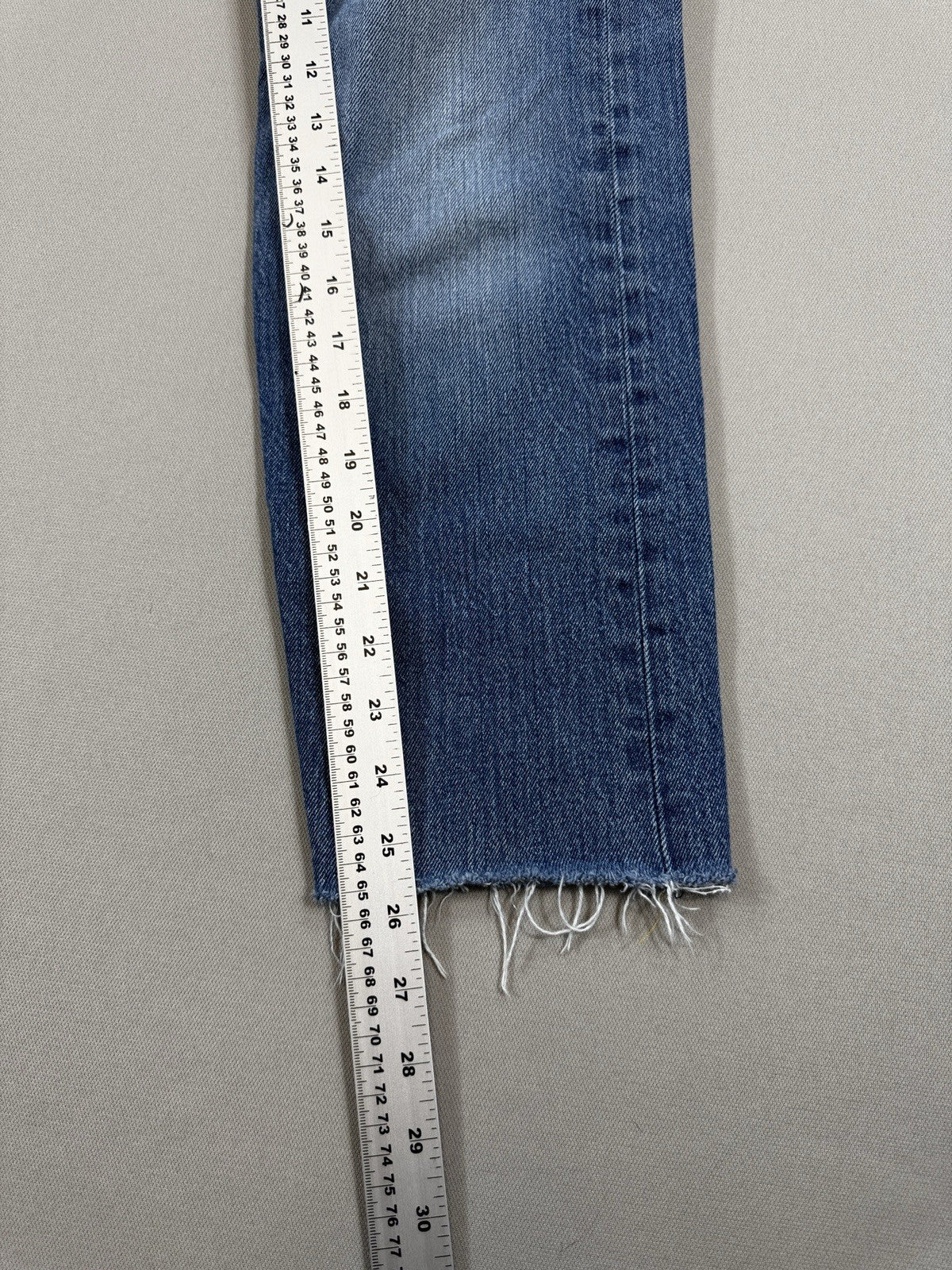 Levi's White Oak Cone Denim 501 Jeans mens 29x26 Cut Off Button Fly