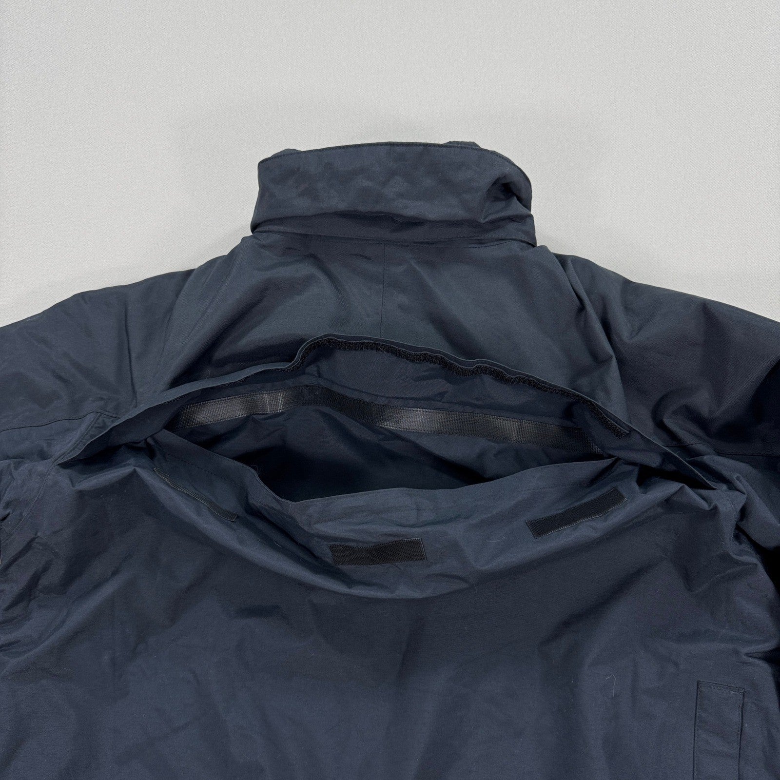 The North Face Ski Jacket Double Layer Coat mens Large Black Side Ventilation