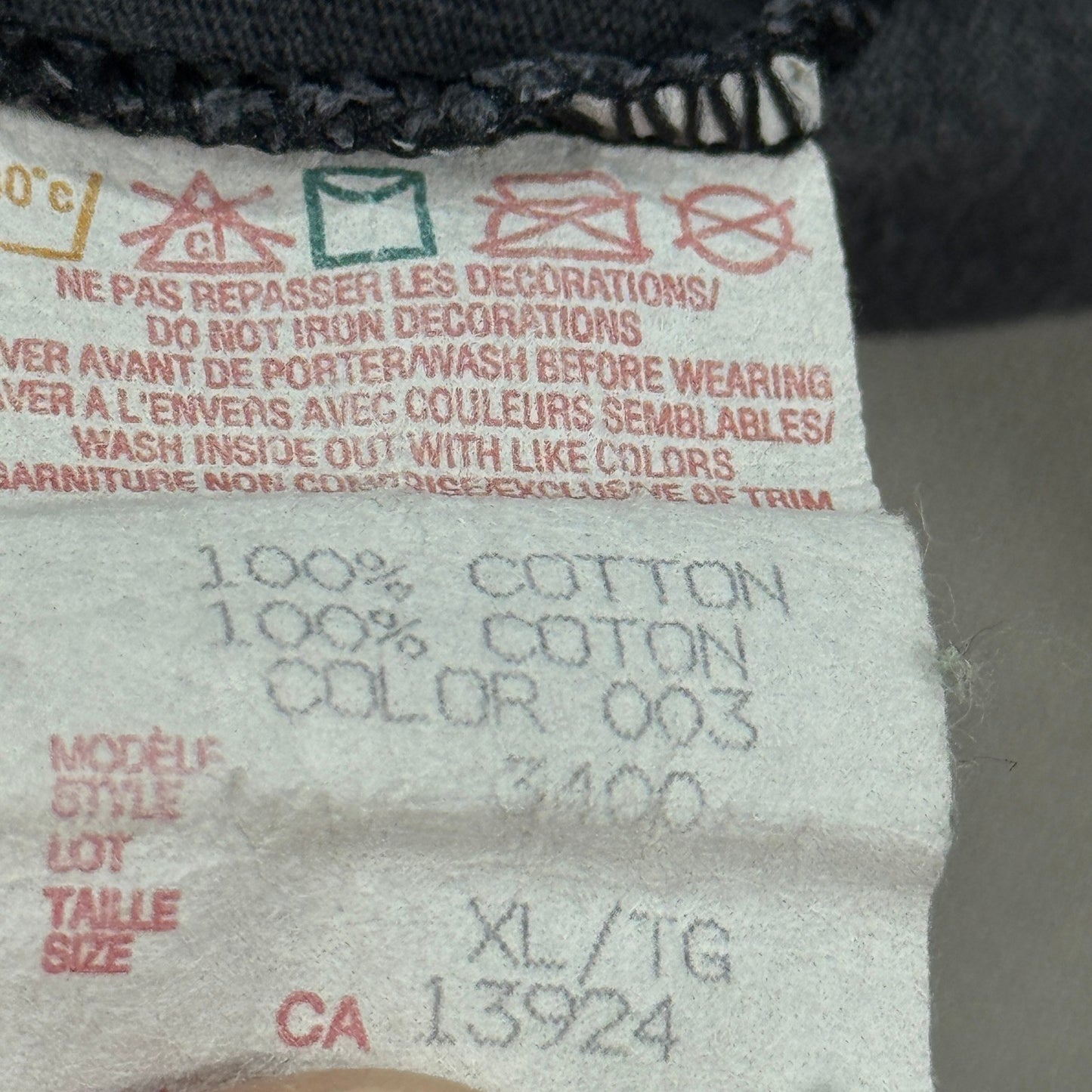 Vintage 90s Harley Davidson Taz T-Shirt Looney Tunes Graphic Print Mens XL Black