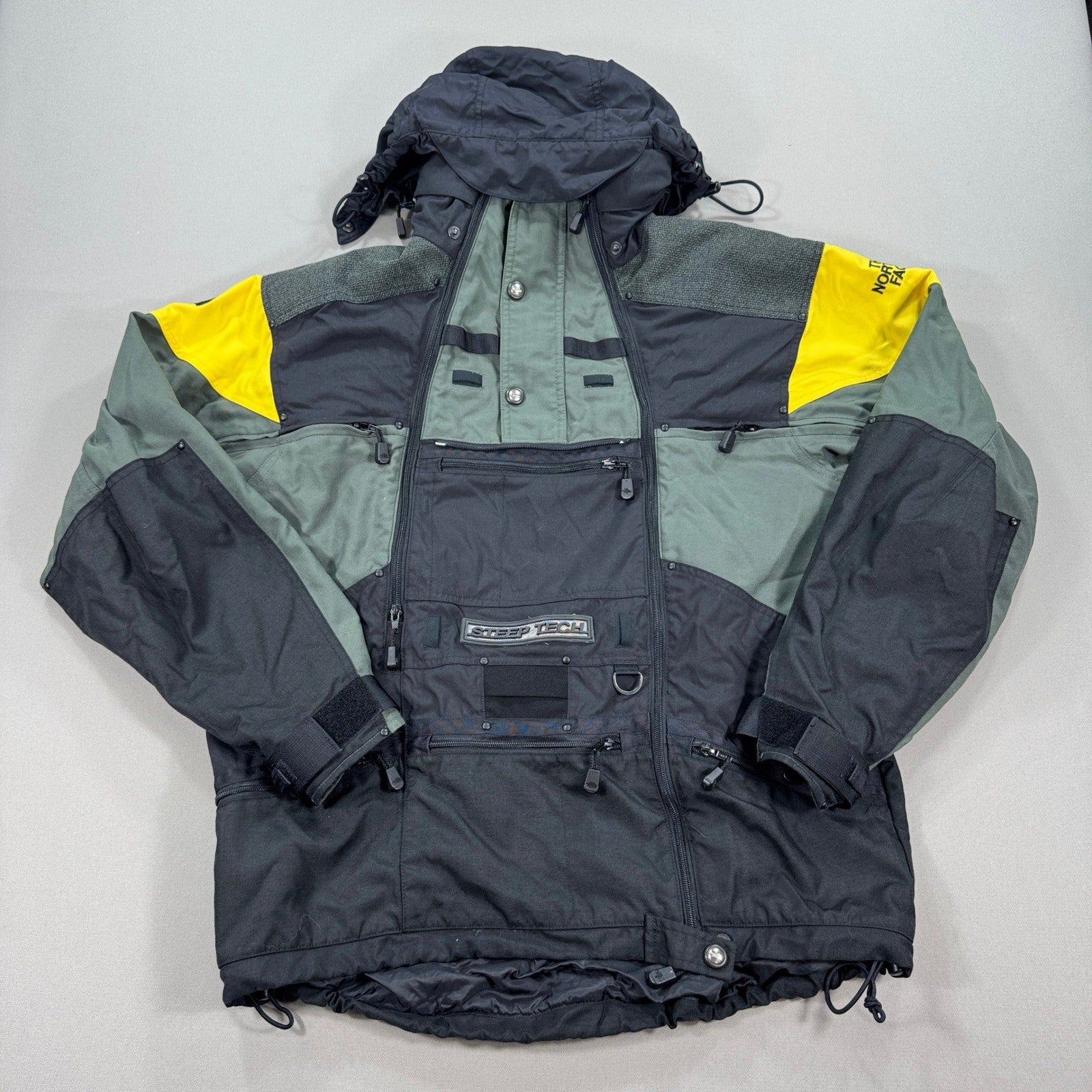 VTG The North Face Steep Tech Jacket Scot Schmidt mens Large Multicolor Hooded