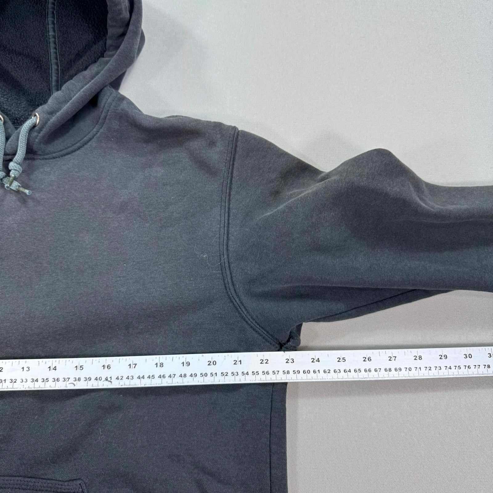 Carhartt K121 Hoodie Men's Large Black Loose Fit Pullover Sweatshirt Midweight