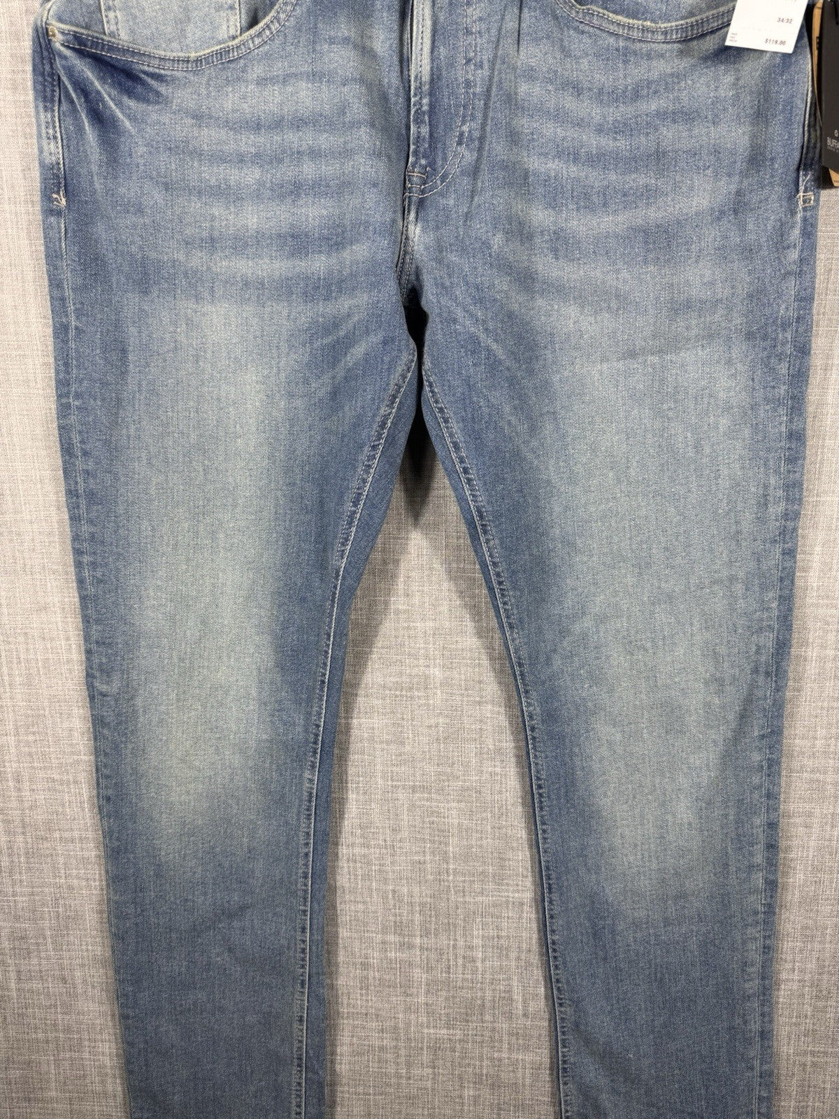 Buffalo David Bitton Max-X Jeans Mens 34x32 Skinny Stretch New Msrp $119