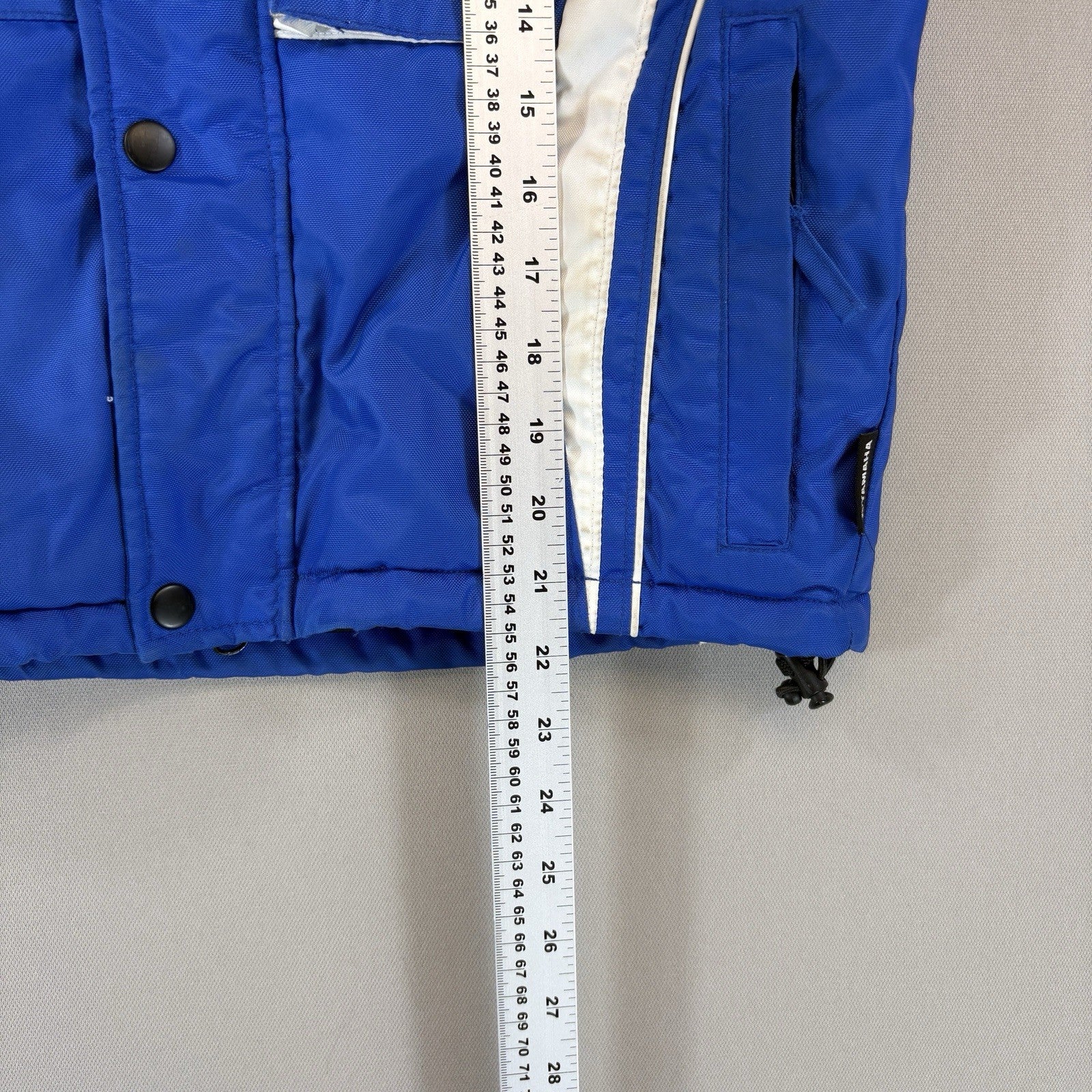 Yamaha Racing Paddock Blue Jacket Button Up Full Zip Youth Medium