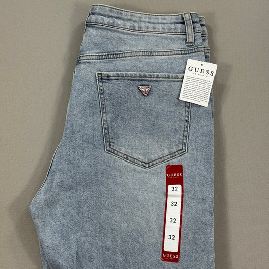 New Guess Los Angeles Jeans High Rise Straight Leg mens 32x28 Denim Baggy