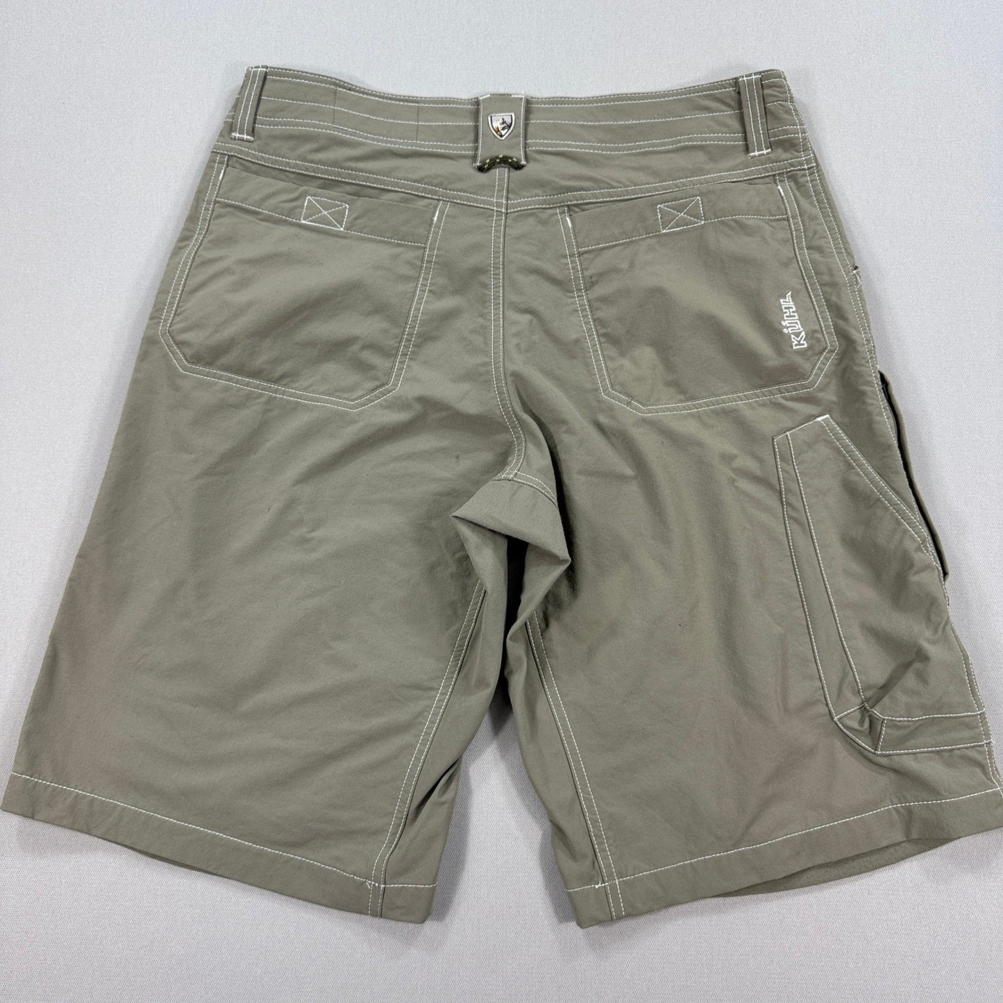 Kuhl Renegade Shorts mens Size 34 Brown Stretch Performance Hiking