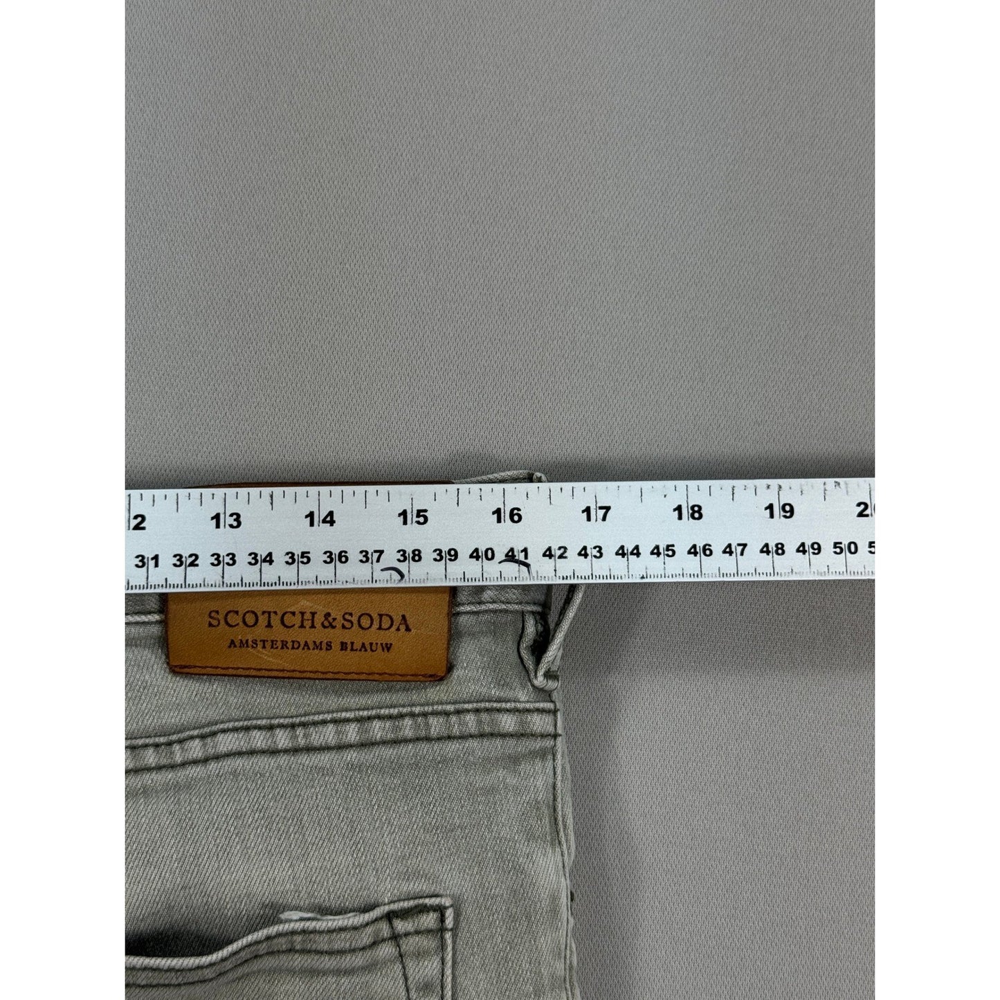 3x Scotch & Soda Jeans Skinny Fit Stretch Denim mens 32x32 Gray Blue Beige