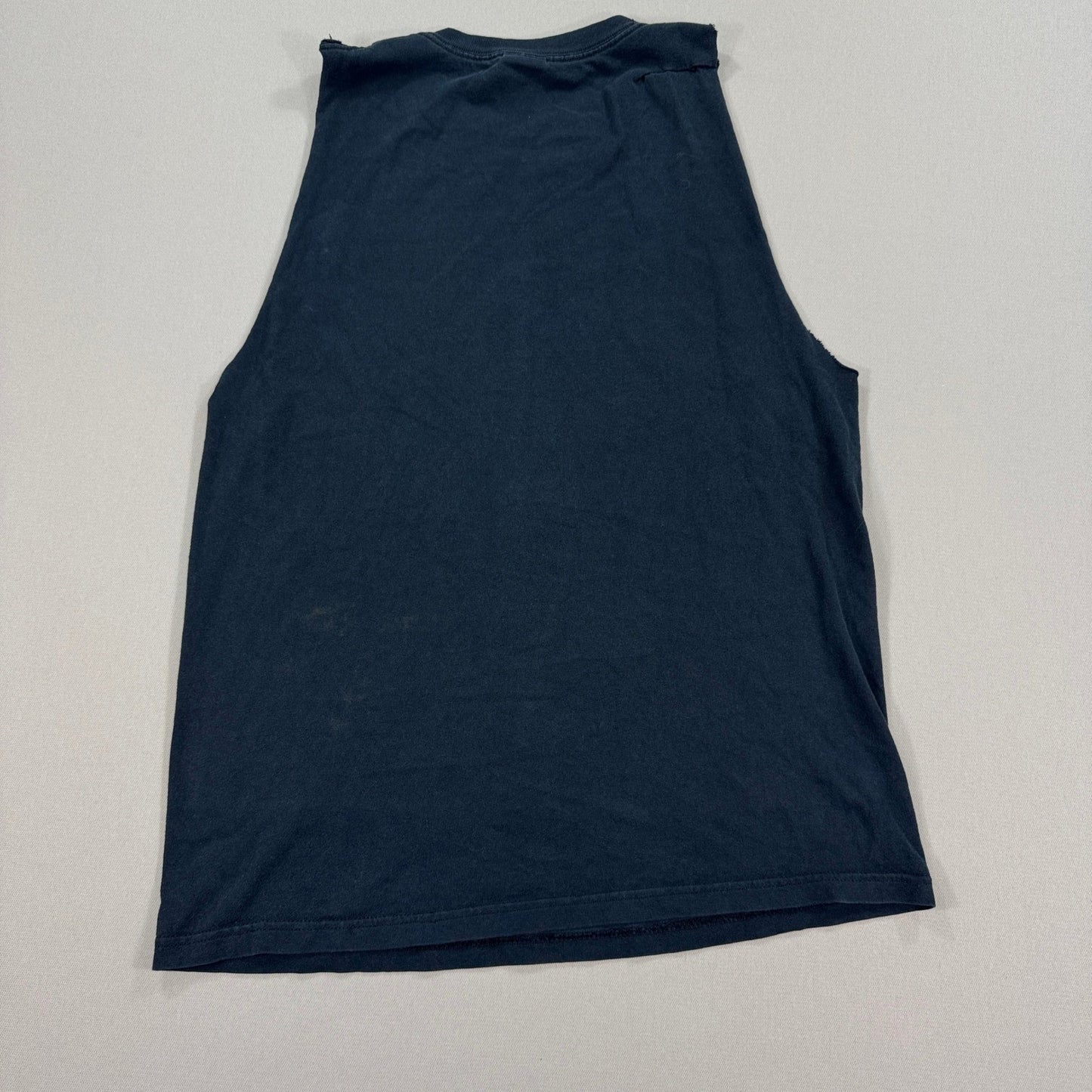 Vintage Popeye Got Spinach Shirt Cartoon Cut-Off mens Medium Black