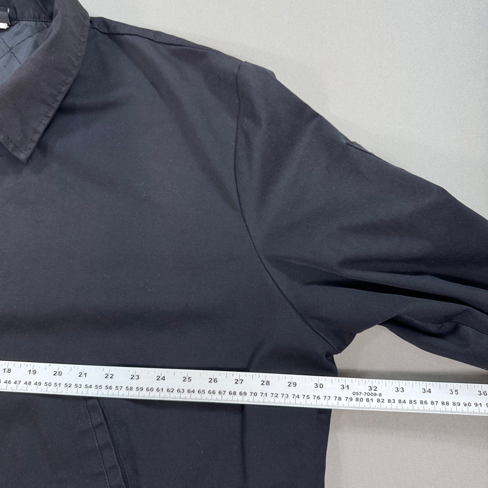 Dickies Eisenhower Work Jacket Mens 4XL Black Quilt Lined Coat Full Zip Up