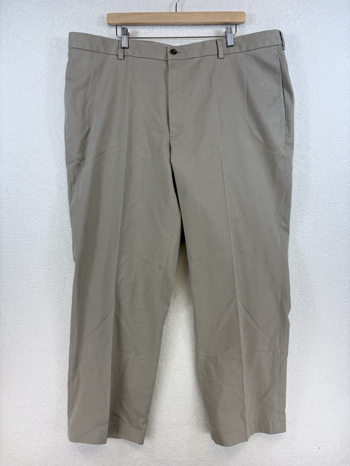Brooks Brothers Chino Pants Mens 44x30 Beige Advantage Clark Fit NEW