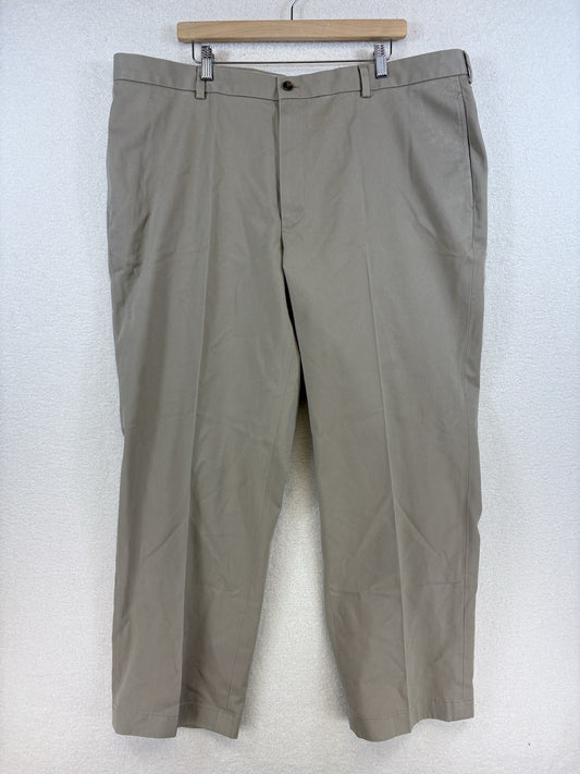 Brooks Brothers Chino Pants Mens 44x30 Beige Advantage Clark Fit NEW