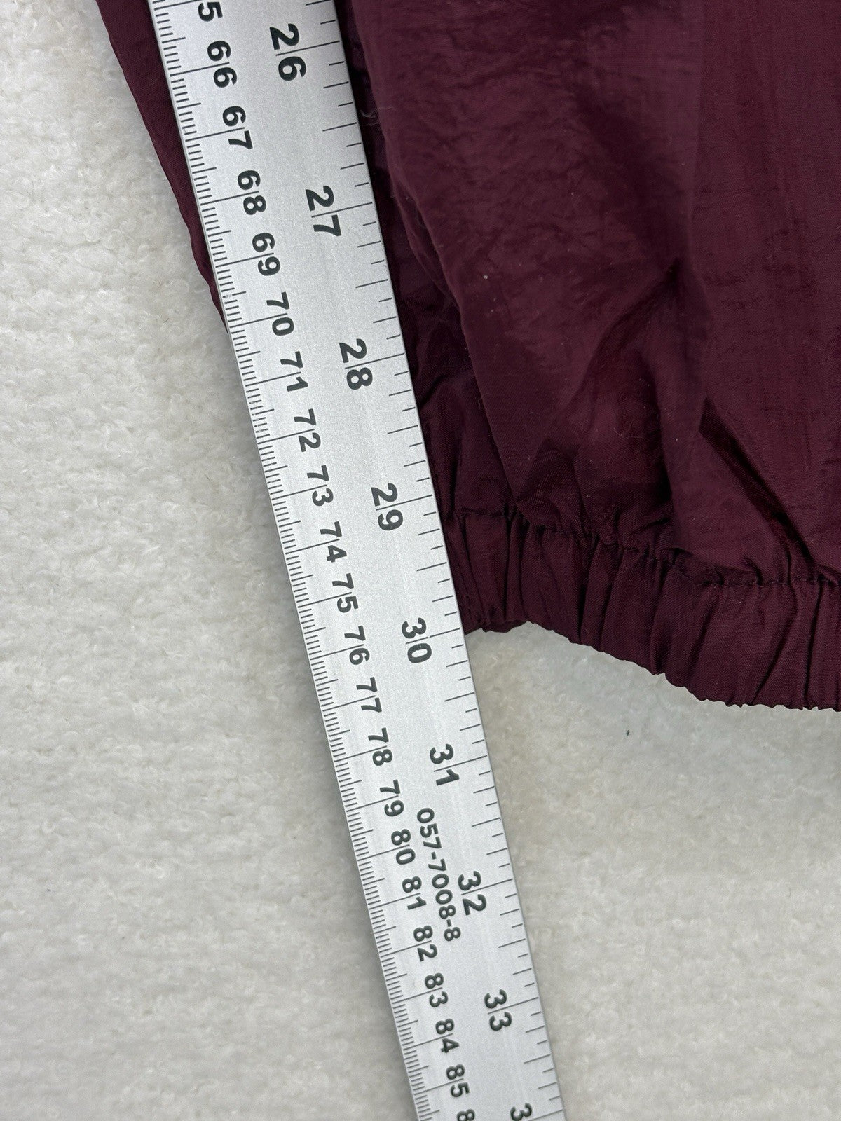 Vintage New Puma Mens XL Burgundy Lightweight Relaxed Fit Activewear Track Pants