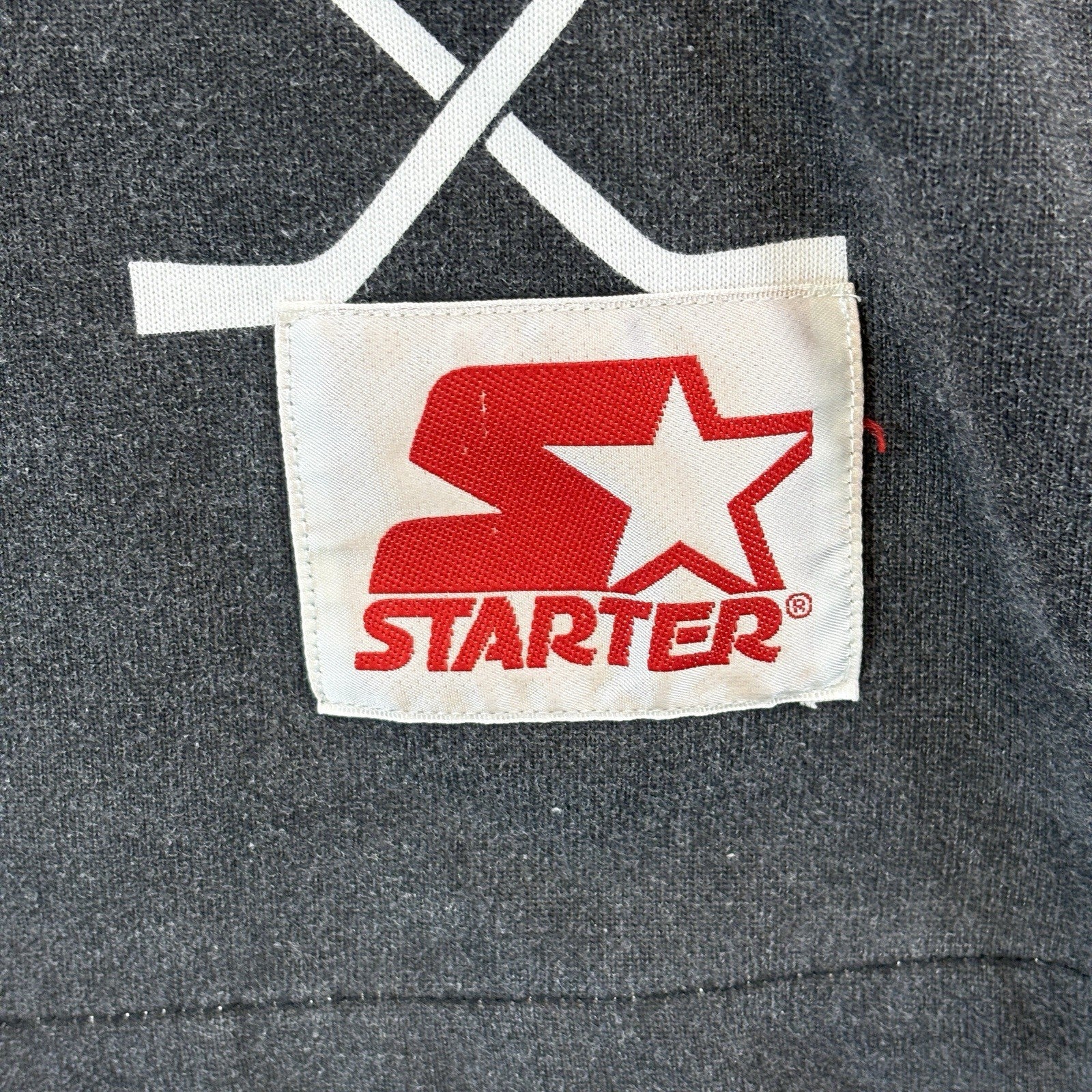 Vintage Rare Starter NHL Chicago Blackhawks 3/4 Sleeve Shirt Mens Large