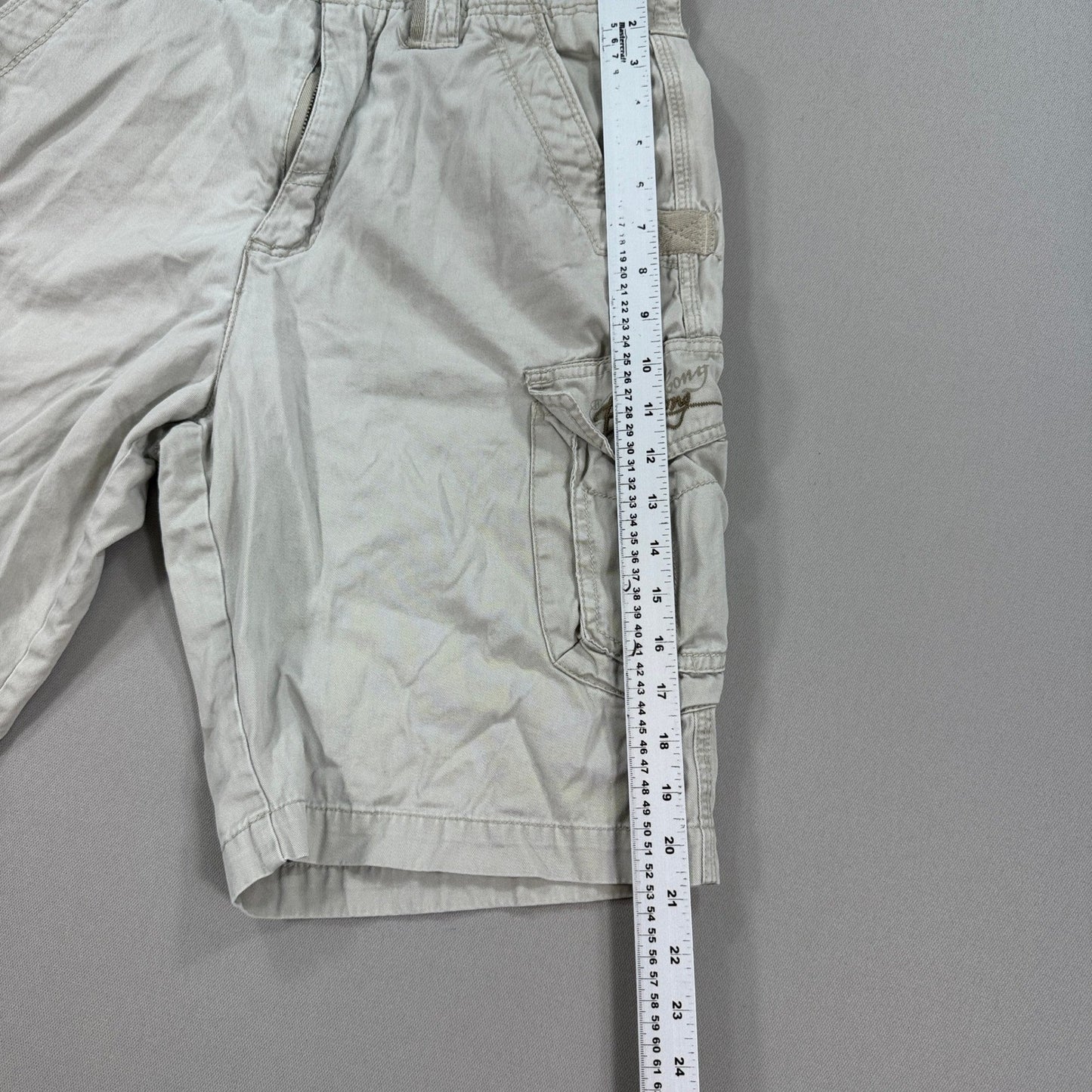 Rare Billabong Cargo Shorts mens Size 28 Beige Y2K 100% cotton